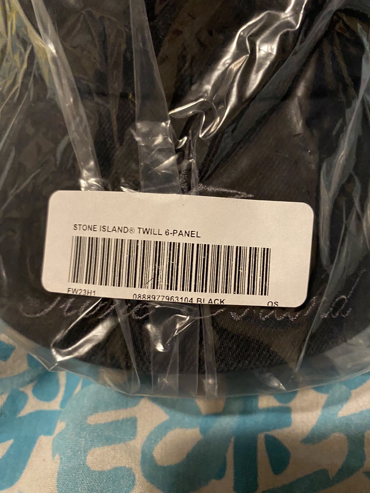 Supreme Stone Island Denim 6-Panel Black (FW23)