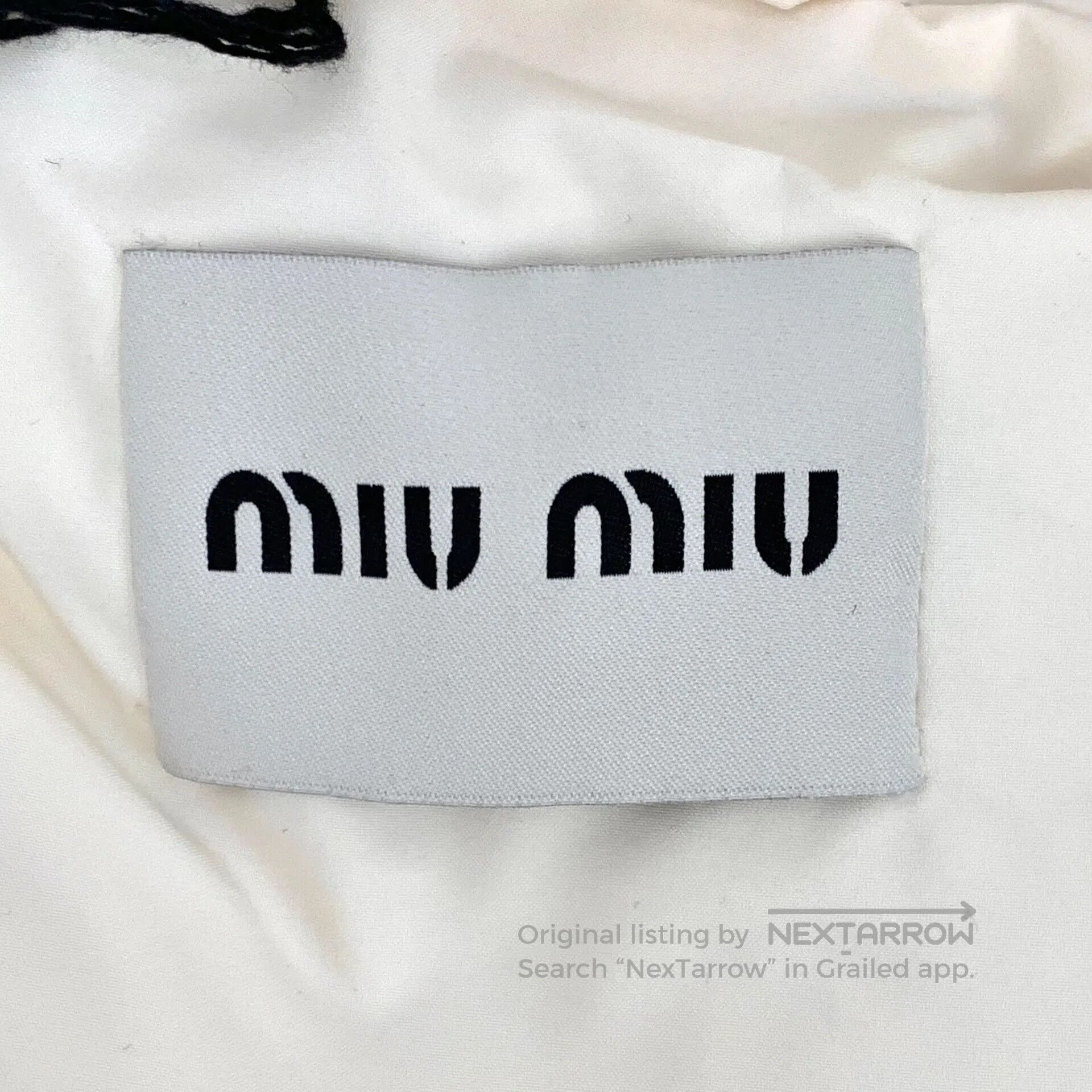 Miu Miu Miu Miu Brown Twisted Logo Letter Embroidered Wool Hooded Size XS / US 0-2 / IT 36-38 - 5 Thumbnail