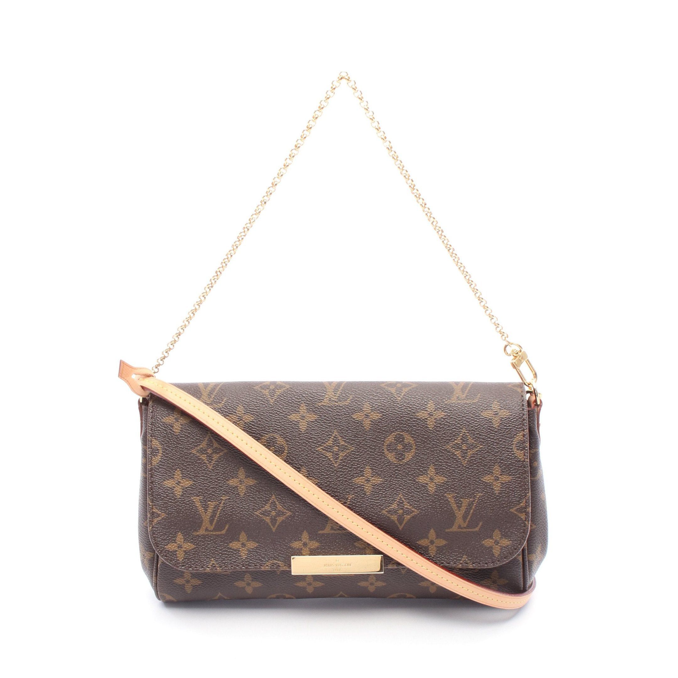 Louis Vuitton Louis Vuitton Favorite Mm Monogram Chain Handbag Leather Brown Size ONE SIZE - 1 Thumbnail