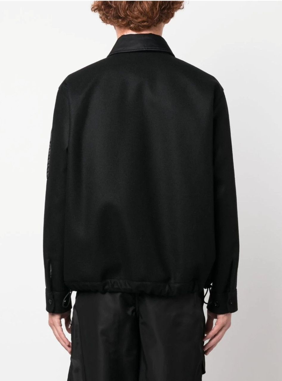 Sacai Melton Double Collar Jacket Size US M / EU 48-50 / 2 - 3 Thumbnail