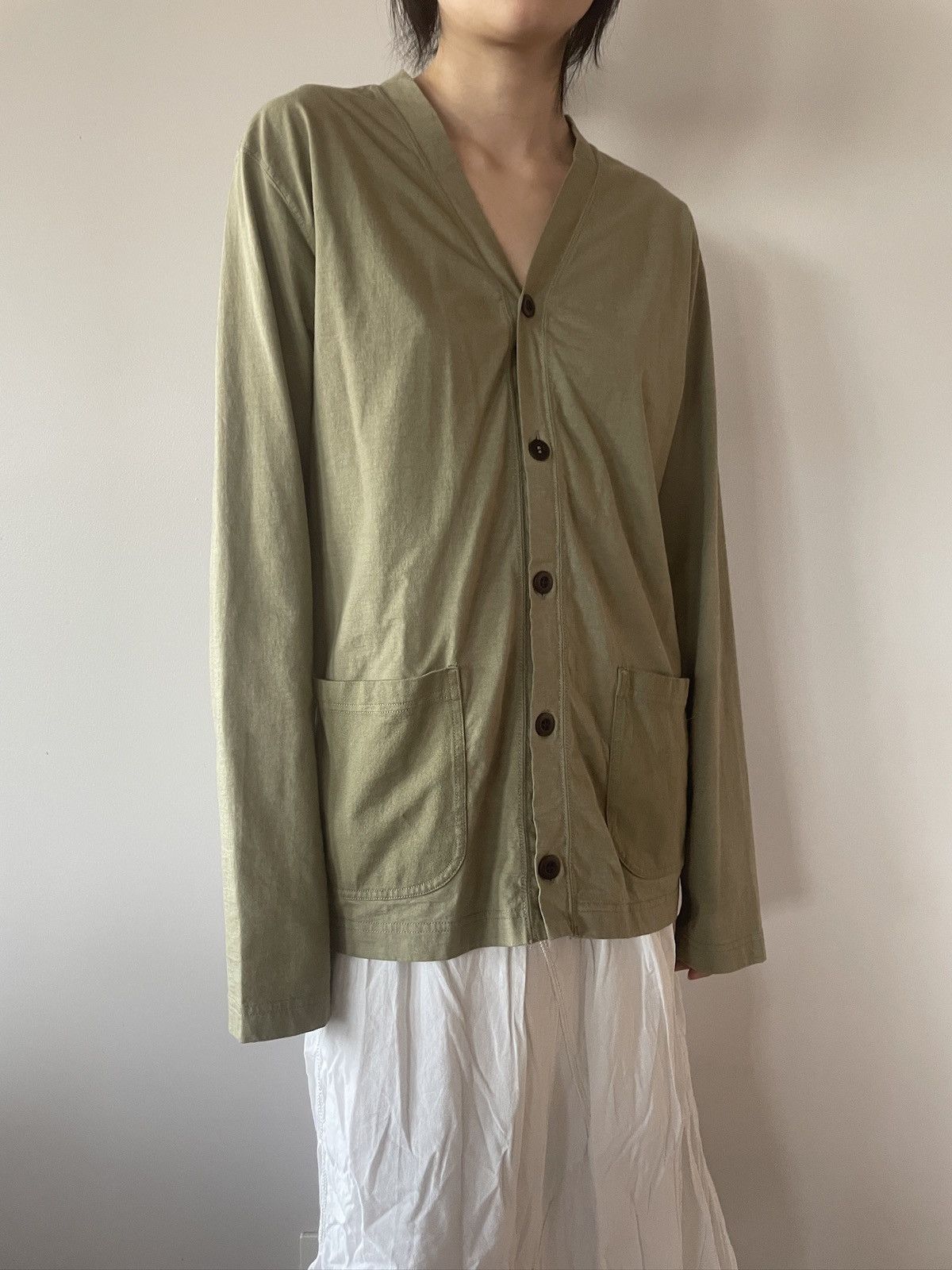 Comme des Garcons Homme Comme Des Garçons Homme Back logo cardigan Size US L / EU 52-54 / 3 - 4 Thumbnail
