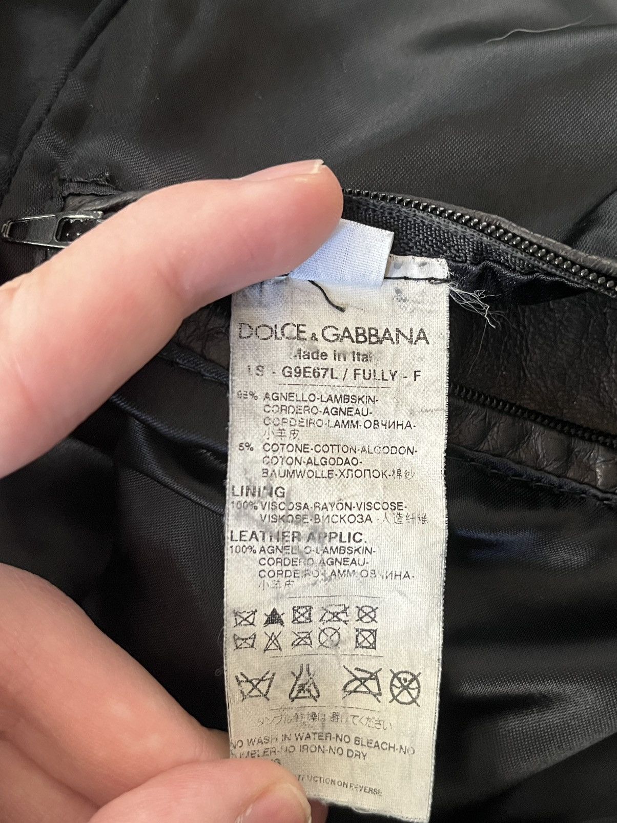 Dolce & Gabbana Dolce & Gabbana Leather Jacket Size US S / EU 44-46 / 1 - 12 Thumbnail