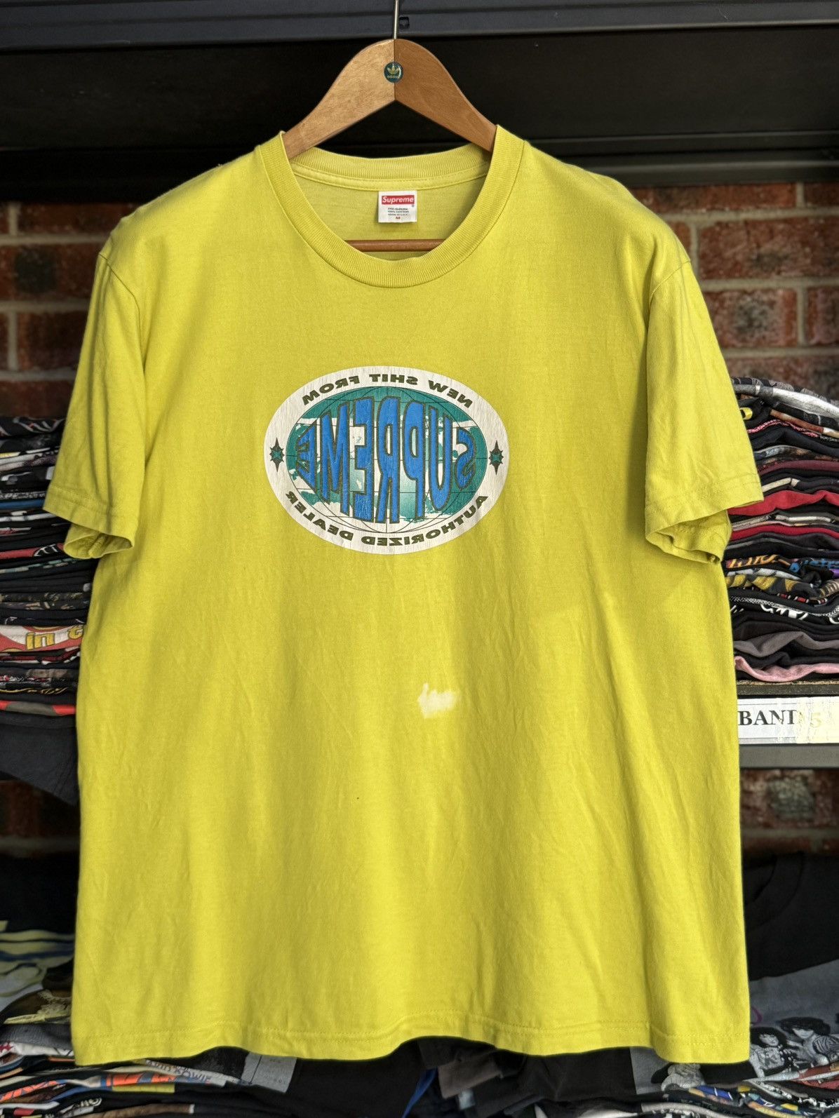 Supreme × Vintage Vintage Supreme New Shit From Dealer Faded Tee Size US L / EU 52-54 / 3 - 1 Thumbnail