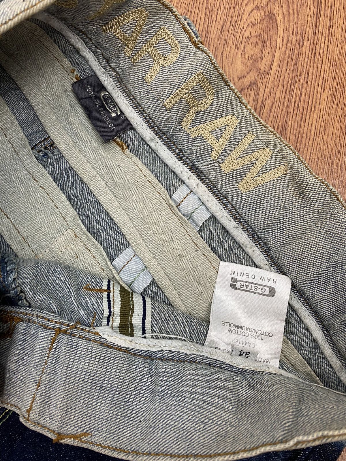 G-Star × Vintage G-Star raw less pocket jeans Size US 34 / EU 50 - 5 Thumbnail