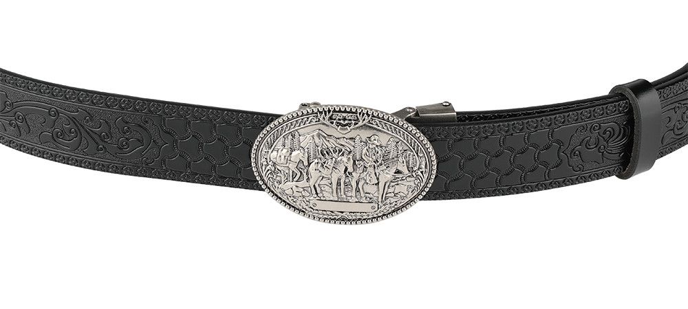 VIBE Crazy Vintage Belt Riveted Belts Menswear Accessories Size ONE SIZE - 5 Thumbnail