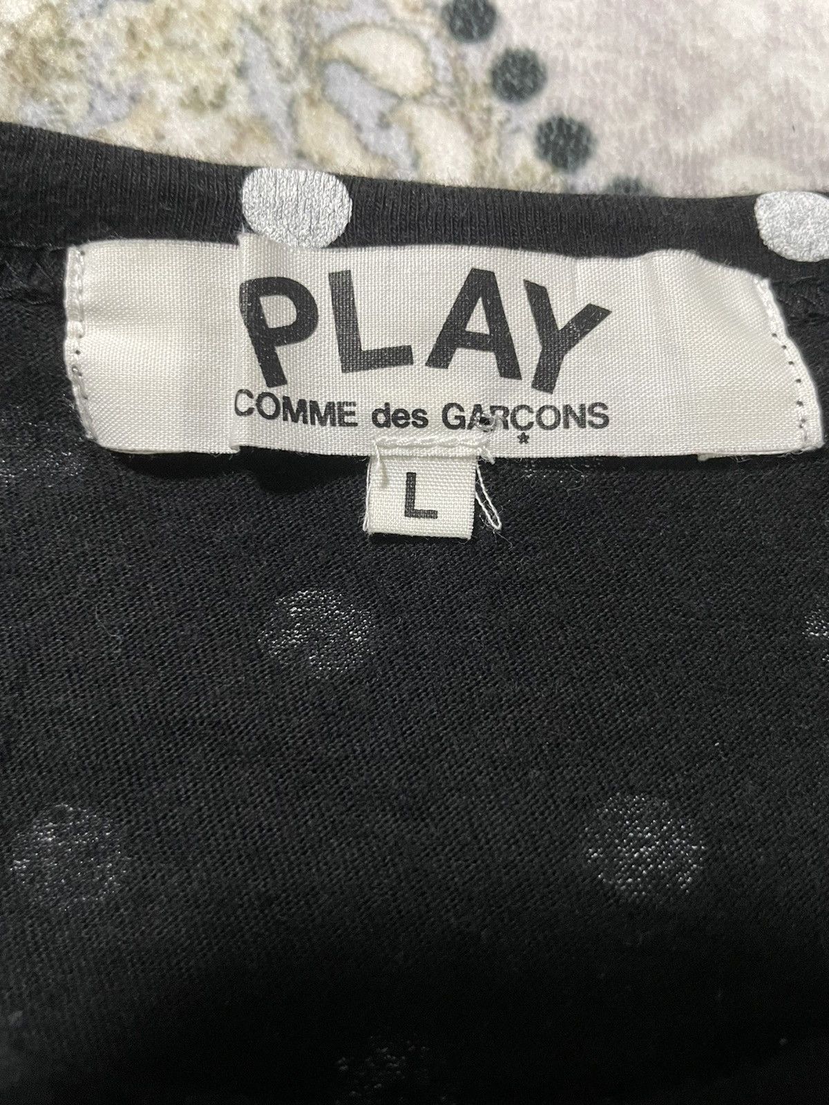 Comme des Garcons × Designer × Japanese Brand Play Comme Des Garcons x Polka dot Japan T shirt Size L / US 10 / IT 46 - 3 Thumbnail
