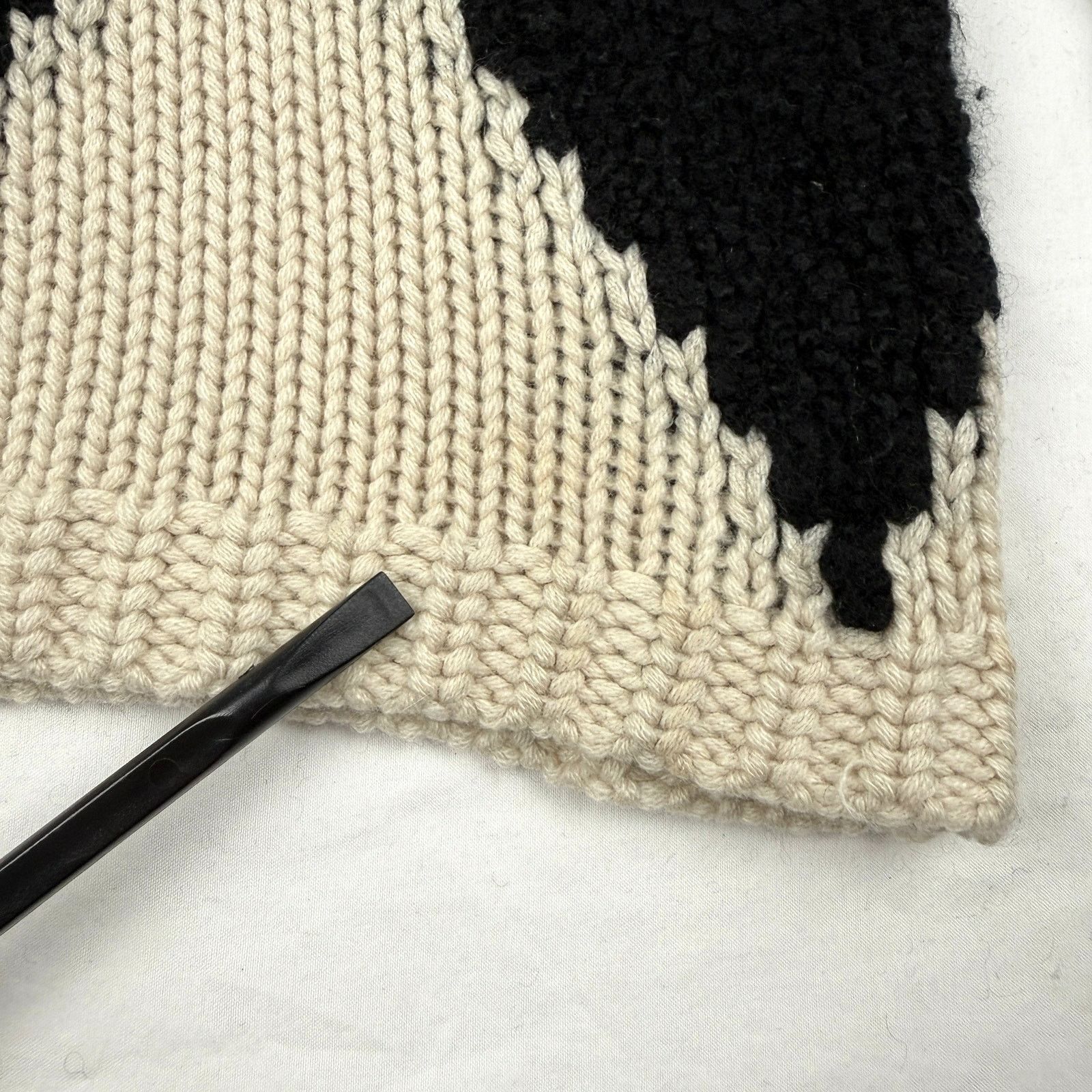 KHAITE Khaite Valerie Argyle Cashmere Sweater Deep V-Neck Oversized Size M / US 6-8 / IT 42-44 - 9 Thumbnail