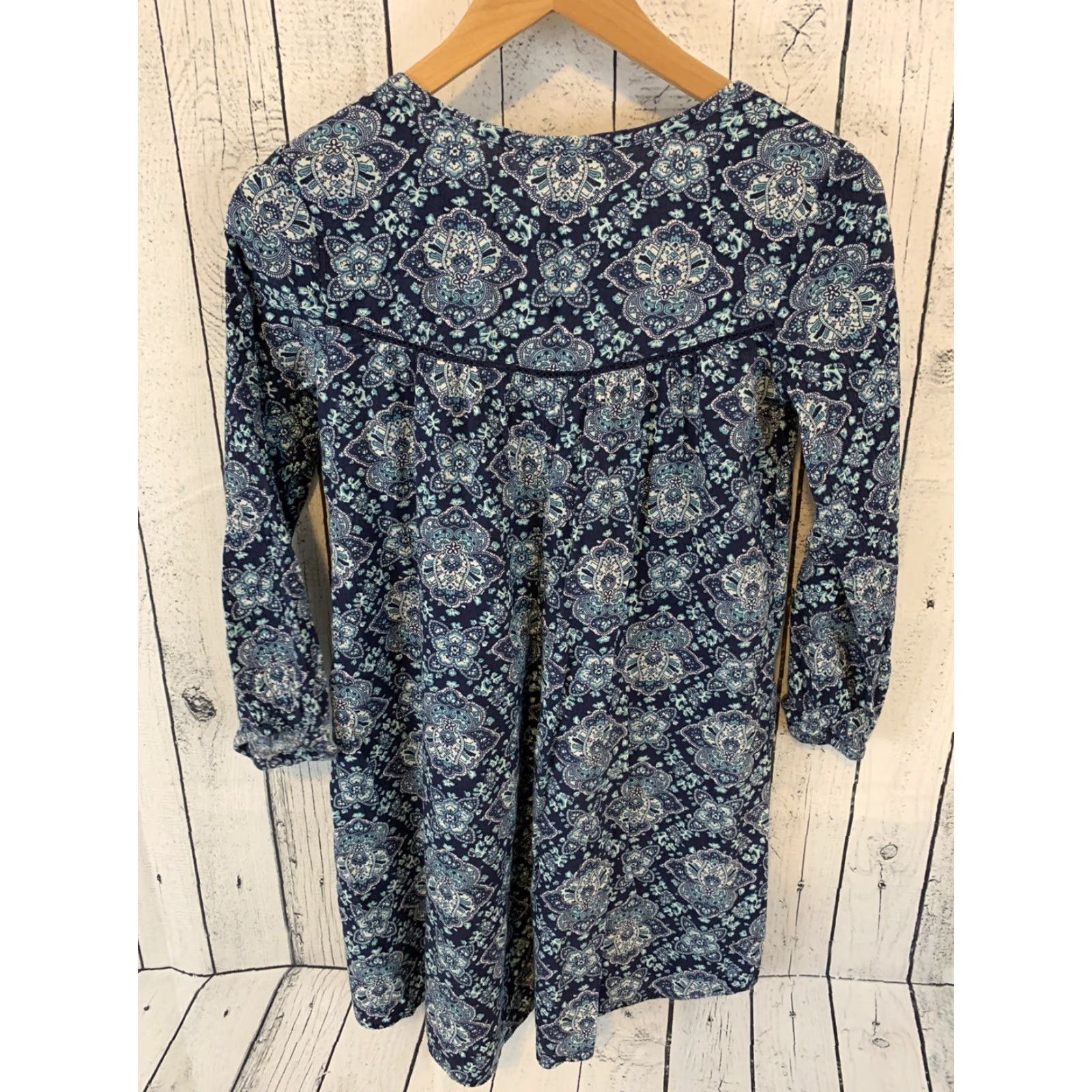 American Eagle Outfitters American Eagle Outfitters Dress Women's 2XS Short Sleeve 3/4 Floral Paisley Blue Shirt Dress Womens Boys Girls Adult XS? Size XXS / US 00 / IT 34 - 4 Thumbnail