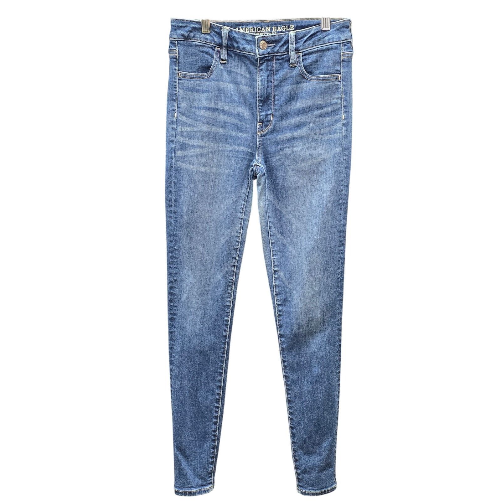 American Eagle Outfitters American Eagle Outfitters, Super Hi-Rise Jeggings, Size 2 Size 26" / US 2 / IT 38 - 2 Thumbnail