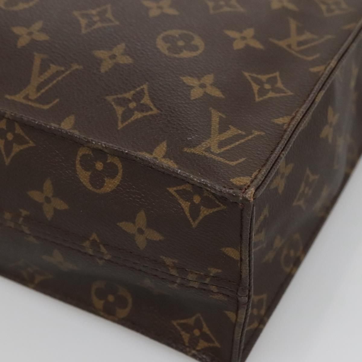 Louis Vuitton LOUIS VUITTON Monogram Sac Plat Hand Bag M51140 Size ONE SIZE - 8 Thumbnail