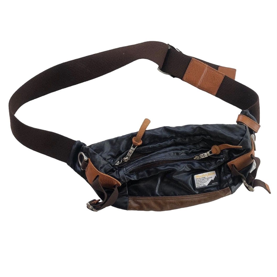Master-Piece Crossbody Bag  Made In Japan Utility Gear in Black, Men's