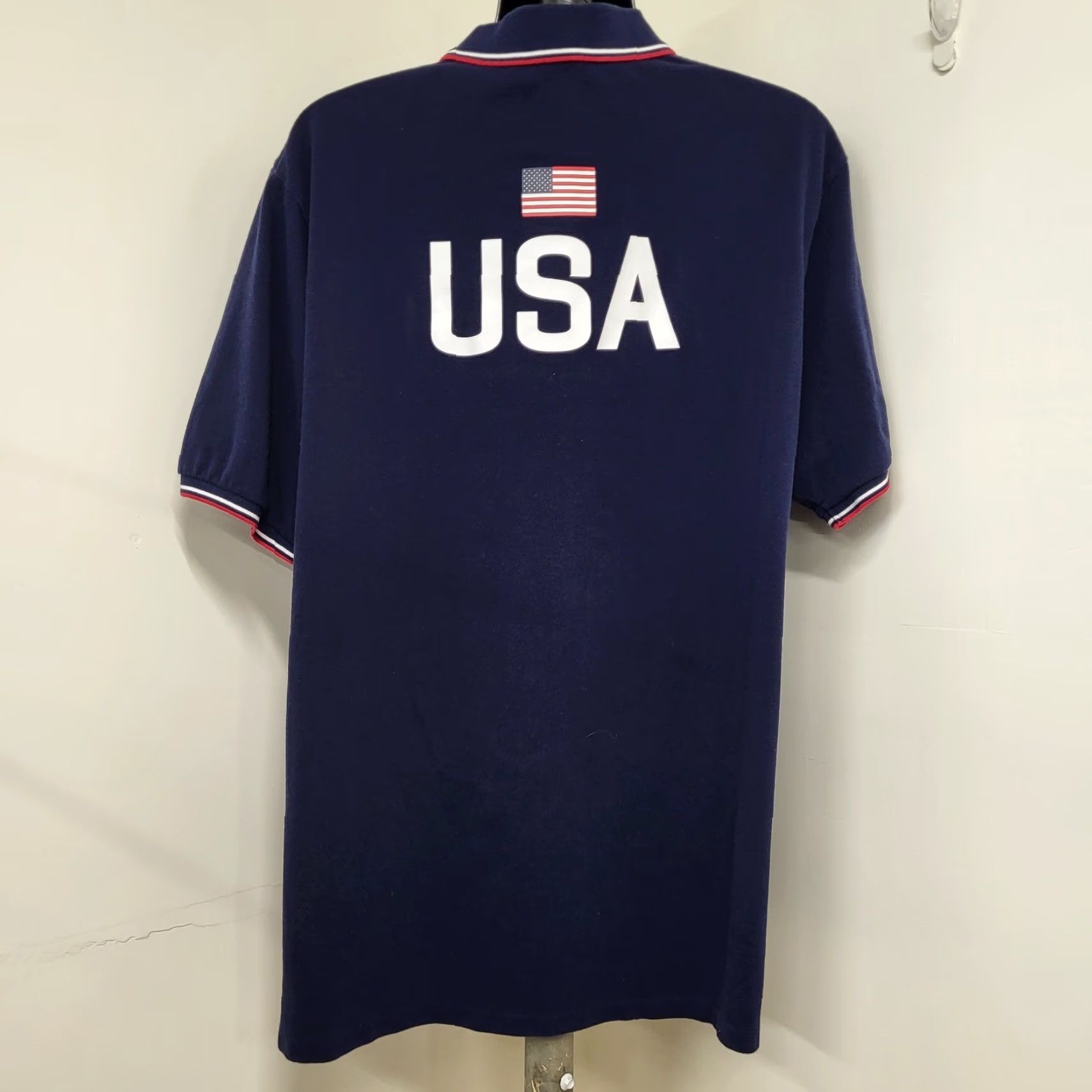Polo Ralph Lauren Polo Ralph Lauren Shirt Men 2XLT/2TGL Blue USA Flag United States Polo Shirt Mens 2XLT/2TGL Blue USA Theme Polo Ralph Lauren Shirt 2XLT/2TGL Size US XXL / EU 58 / 5 - 4 Thumbnail