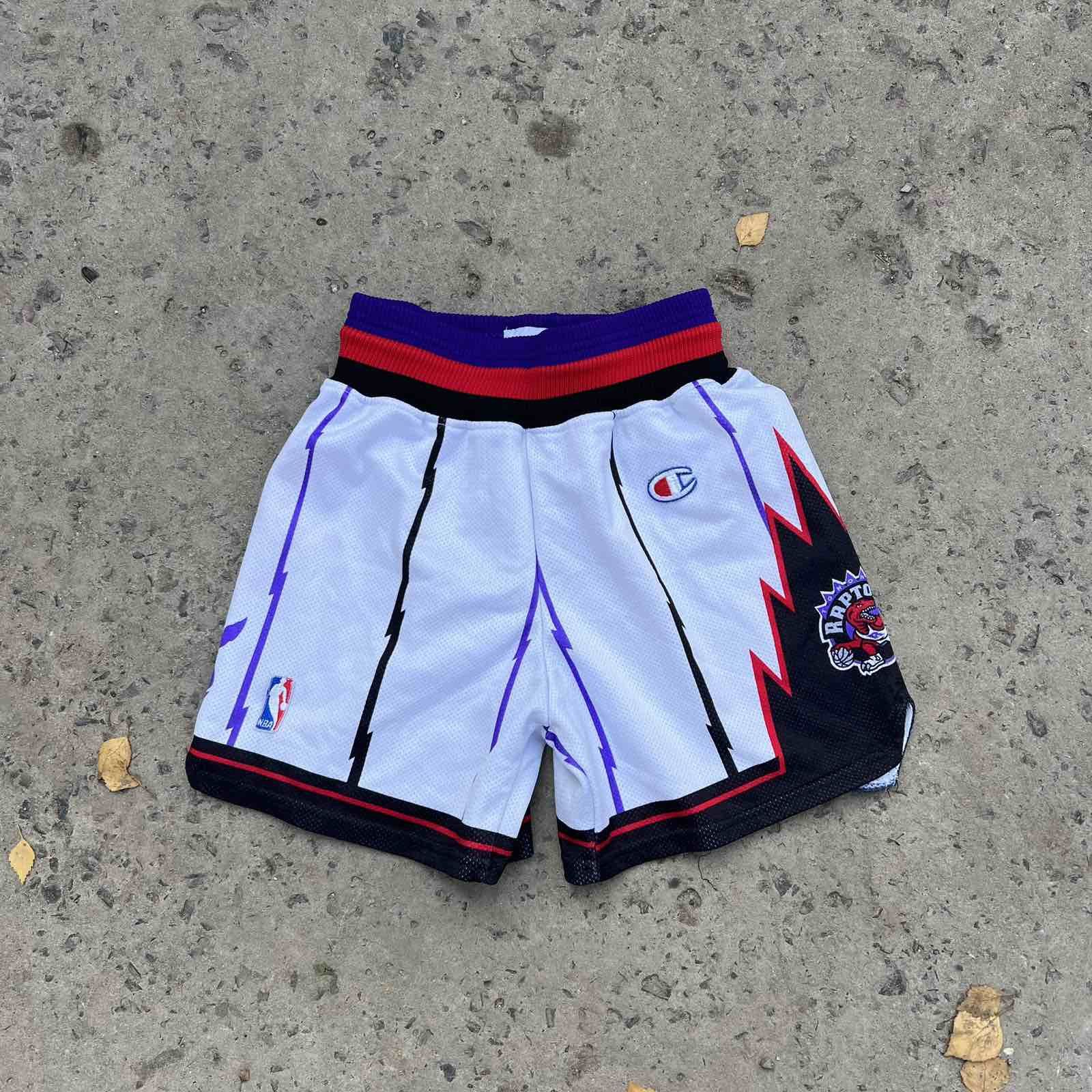 Vintage raptors shorts hotsell