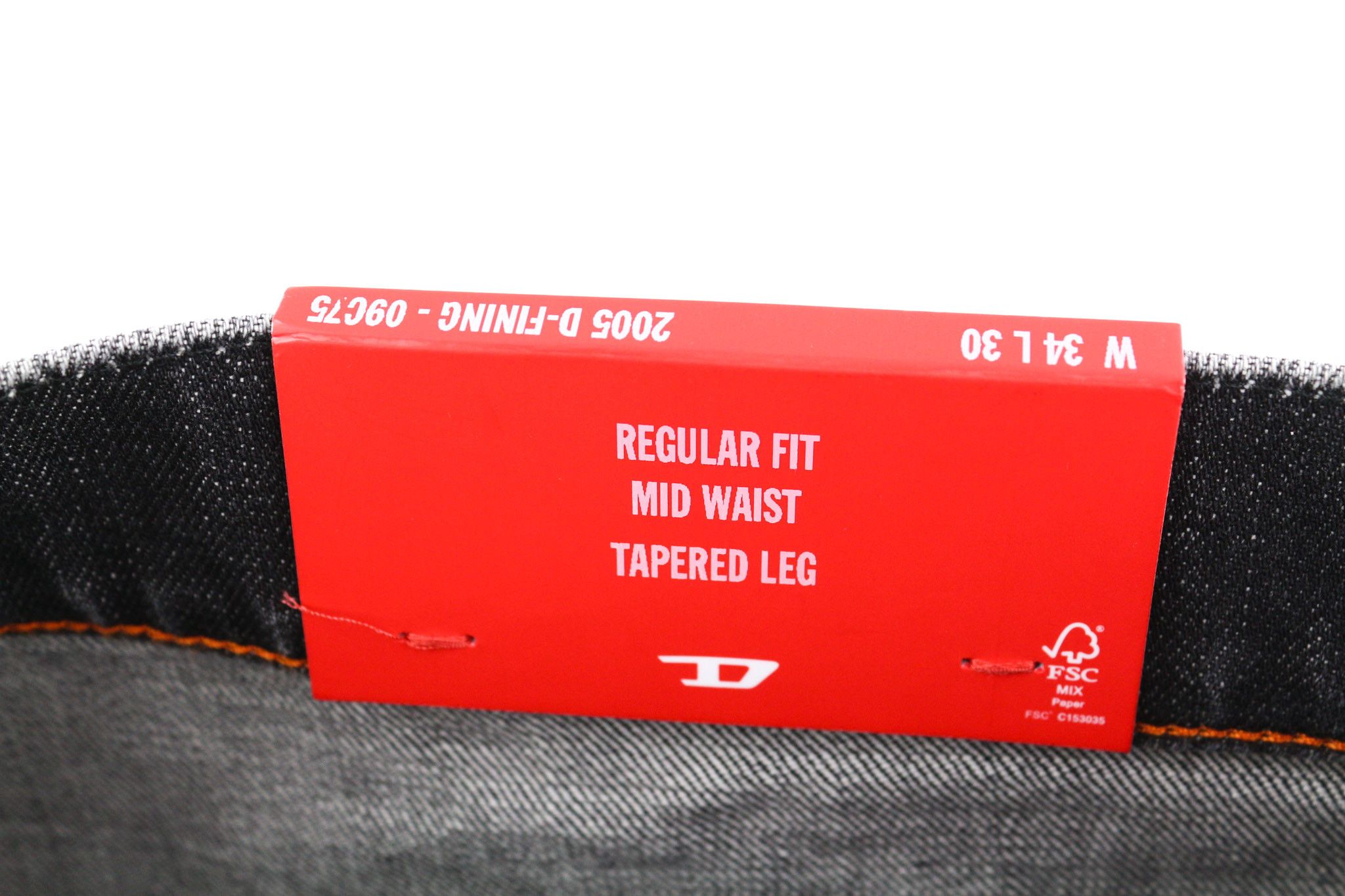 Diesel 2005 D-FINING 09C75 W34/L30 Tapered 40412 Size US 34 / EU 50 - 8 Thumbnail