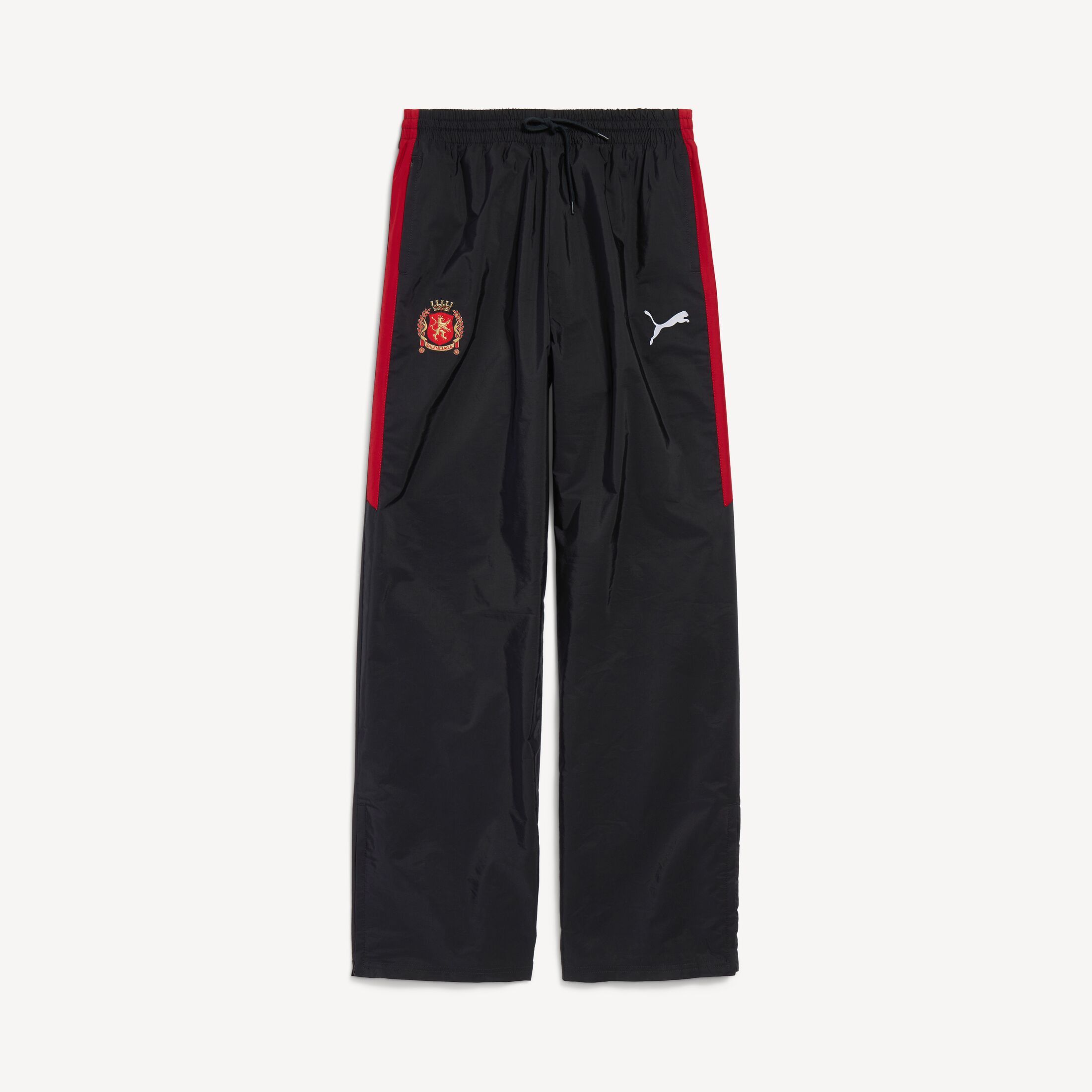 Balenciaga × Puma PUMA LARGE TRACKSUIT PANTS IN BLACK/RED Size US 34 / EU 50 - 1 Thumbnail