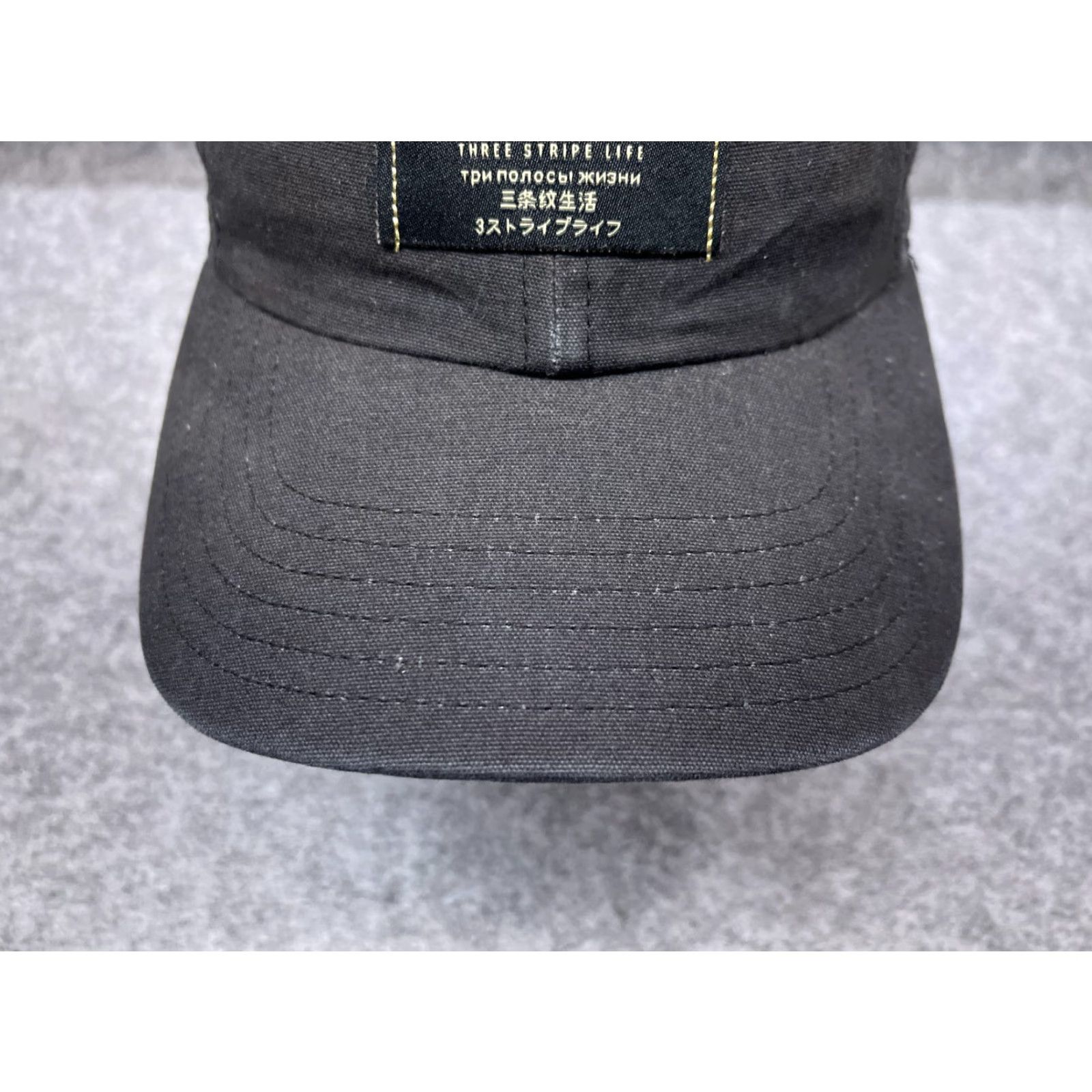 Adidas adidas Hat Cap Strap Back Adult One Size Black 100% Cotton Golf Climalite Size ONE SIZE - 3 Thumbnail