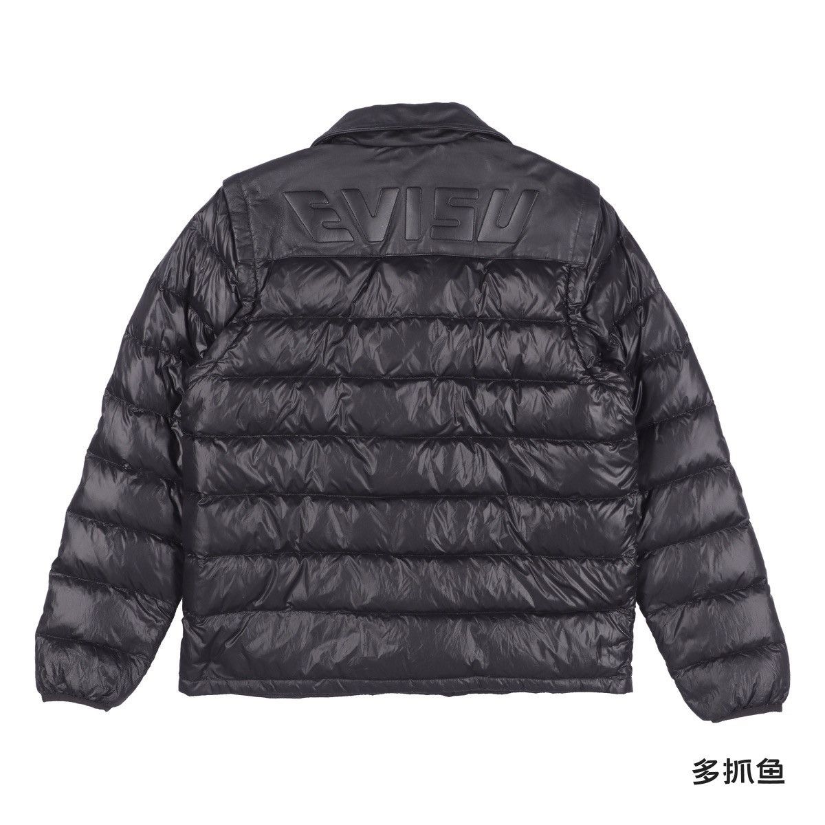 Evisu EVISU leather collar puffer jacket Size US L / EU 52-54 / 3 - 2 Thumbnail