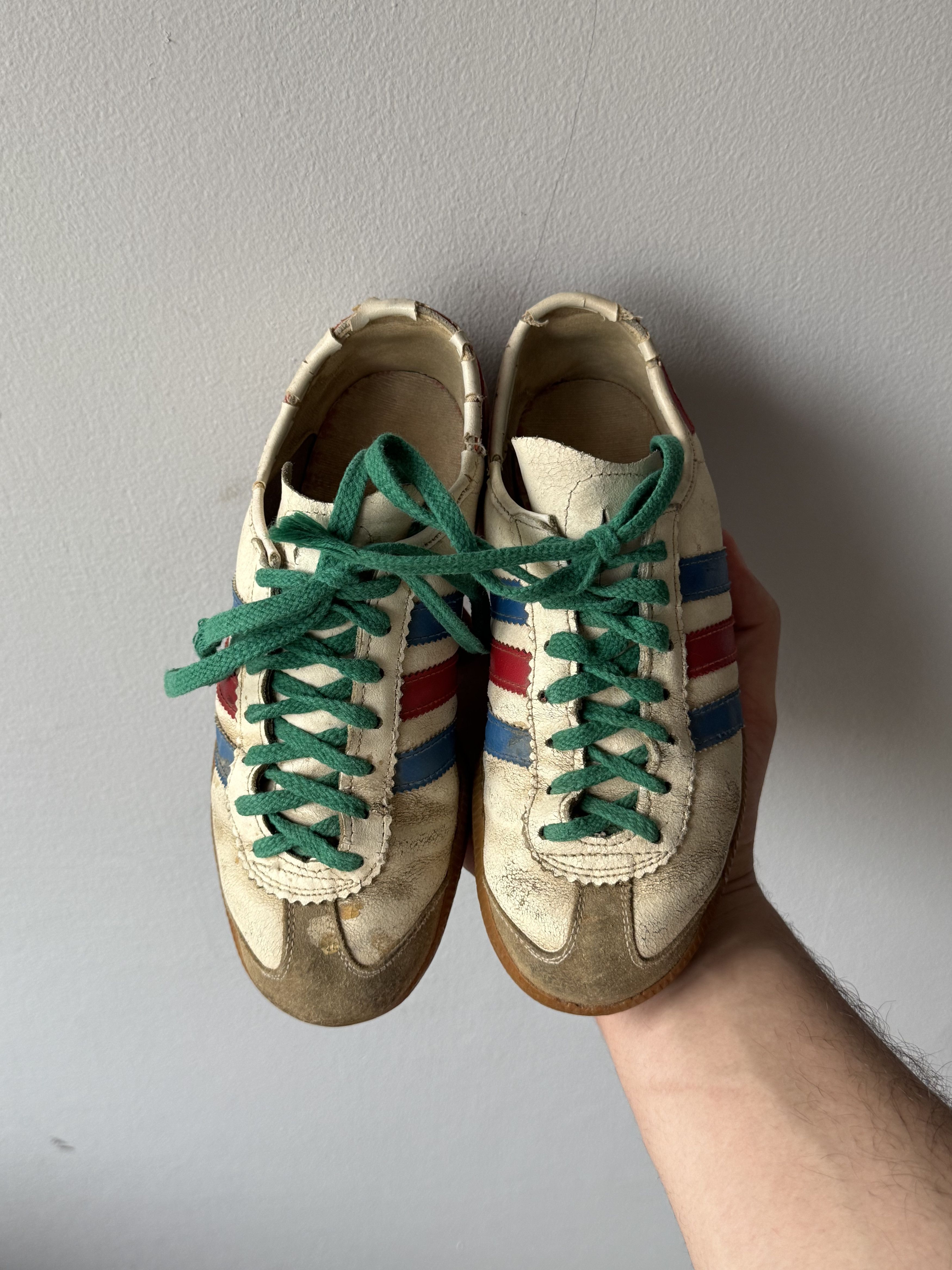 Adidas × Vintage Vintage 1970's Adidas Super Rekord Shoes Made in Yugoslavia Size US 4.5 / IT 34.5 - 3 Thumbnail