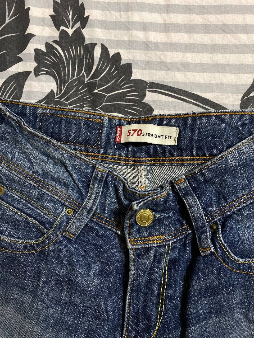 Levi's VINTAGE LEVIS Regular Fit Straight Jeans Denim Pants Size US 32 / EU 48 - 6 Thumbnail
