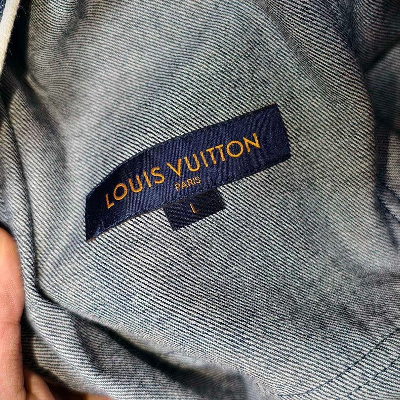 Louis Vuitton Louis Vuitton Wheat Spike Print Full Print Denim Classic Sh Size US L / EU 52-54 / 3 - 5 Thumbnail