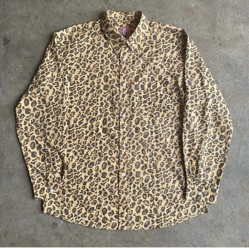 Japanese Brand Vintage leopard button shirt Size US M / EU 48-50 / 2 - 1 Thumbnail