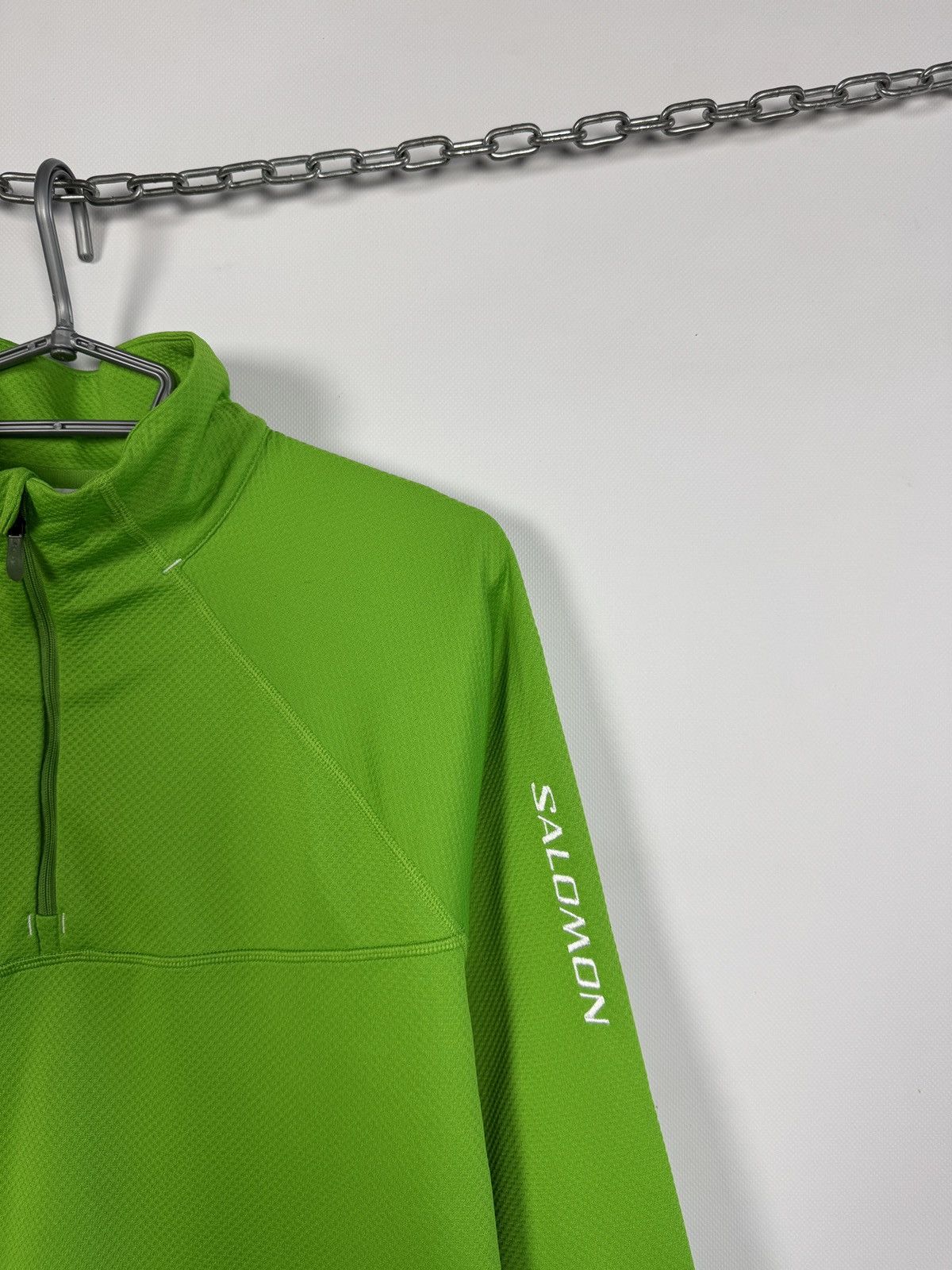 Salomon Salomon Green 1/4 Zip Pullover Long Sleeve Sport Top Size L Size US L / EU 52-54 / 3 - 2 Thumbnail