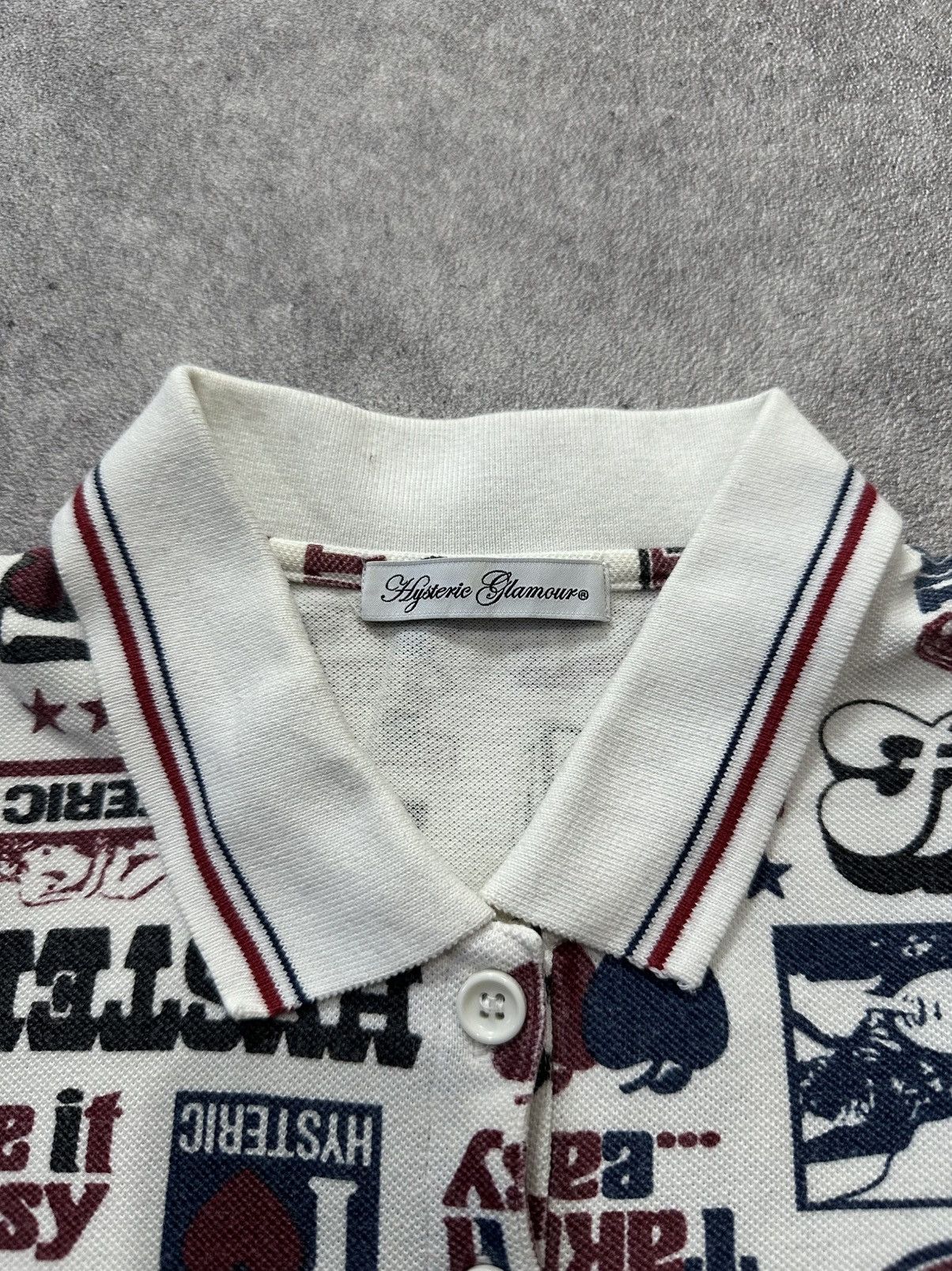 Hysteric Glamour Hysteric glamour all logo polo shirt Size US S / EU 44-46 / 1 - 6 Thumbnail