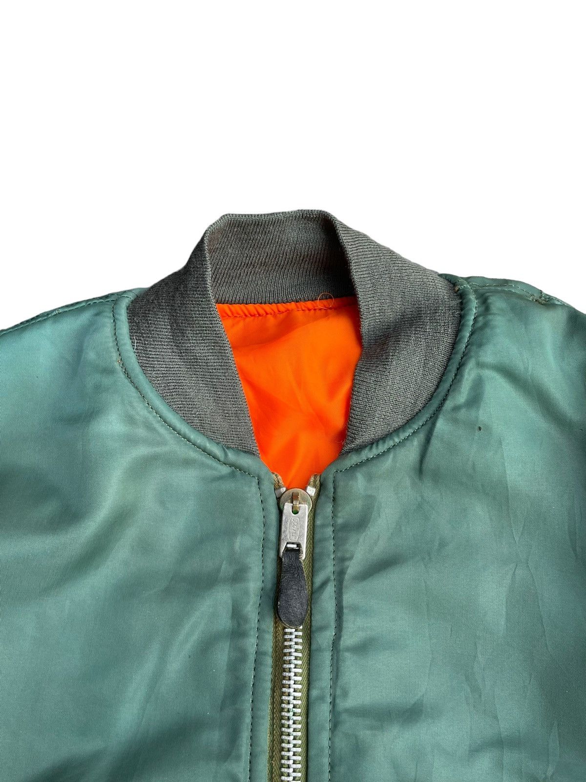 Alpha Industries Vintage 1975 Alpha MA-10 USAF Bomber Jacket Size US L / EU 52-54 / 3 - 6 Thumbnail