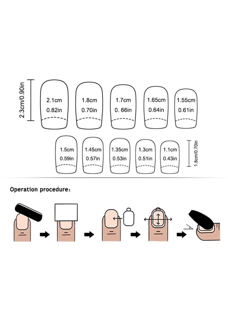 Other Press on Fake Nails Short Square with Pumpkin Flower Design Size ONE SIZE - 6 Thumbnail