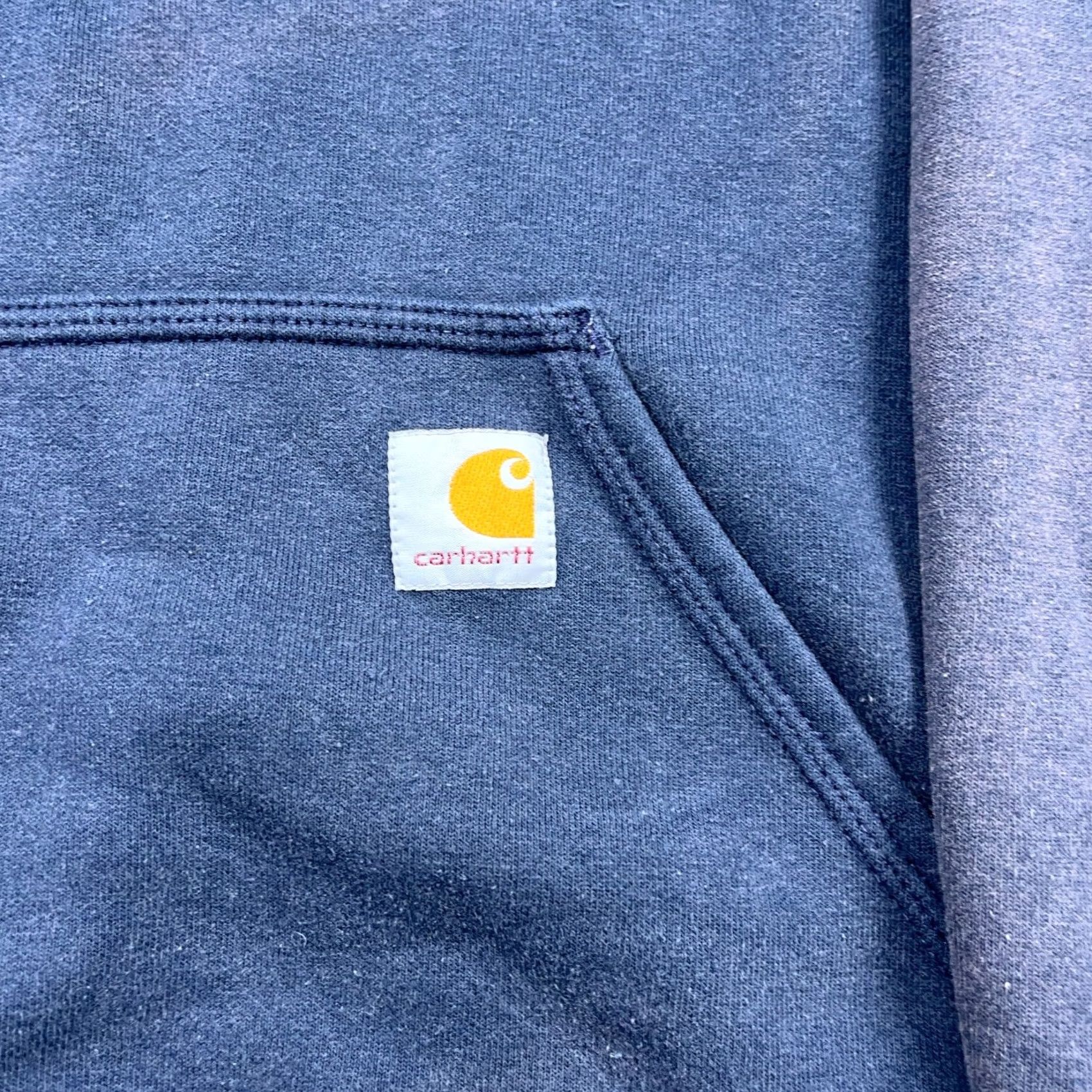 Carhartt Carhartt Hoodie Men Small Blue Loose Fit Sleeve Sweatshirt Sun Faded Vintage No N/A Size US S / EU 44-46 / 1 - 7 Thumbnail