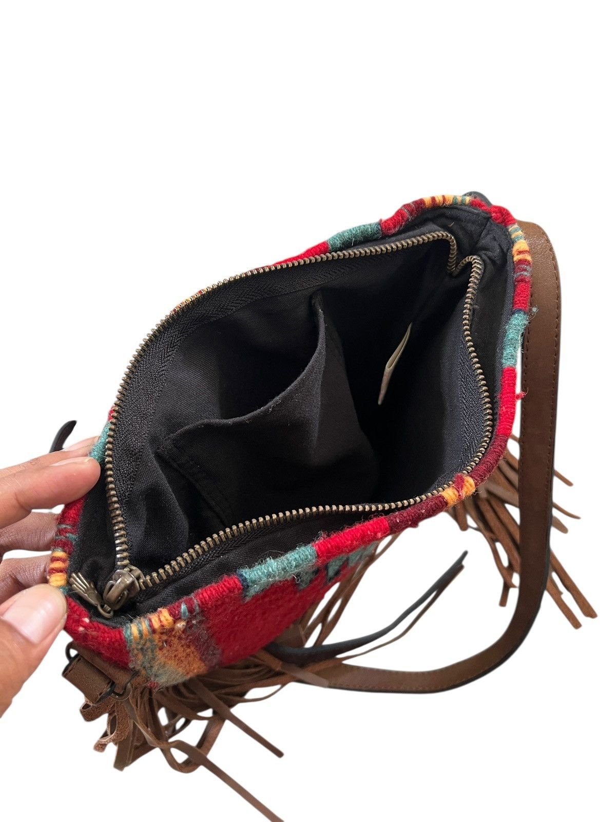 Vintage Manos Zapotecas Handmade Fringe Bag Size ONE SIZE - 10 Thumbnail