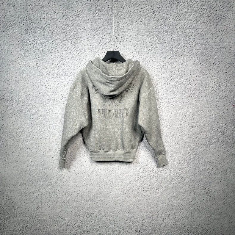 Saint Laurent Paris Saint Laurent Paris Saint Laurent Gray Hoodie for Women-25 Size US XS / EU 42 / 0 - 5 Thumbnail
