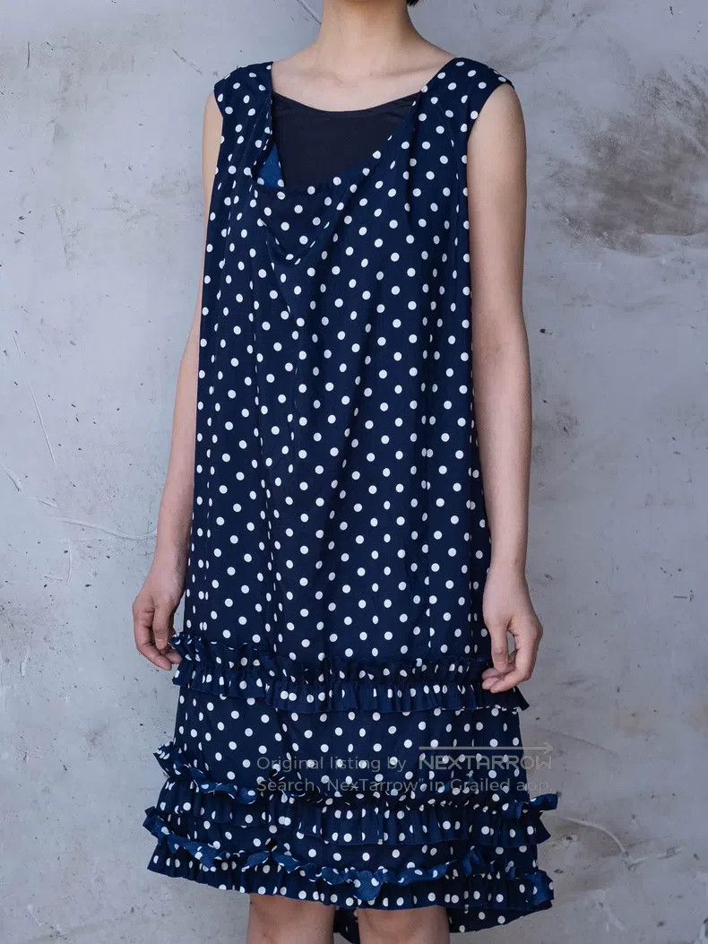 Comme des Garcons Comme Des Garcons size one-size-fits-all Dark Blue Polka D Size S / US 4 / IT 40 - 5 Thumbnail