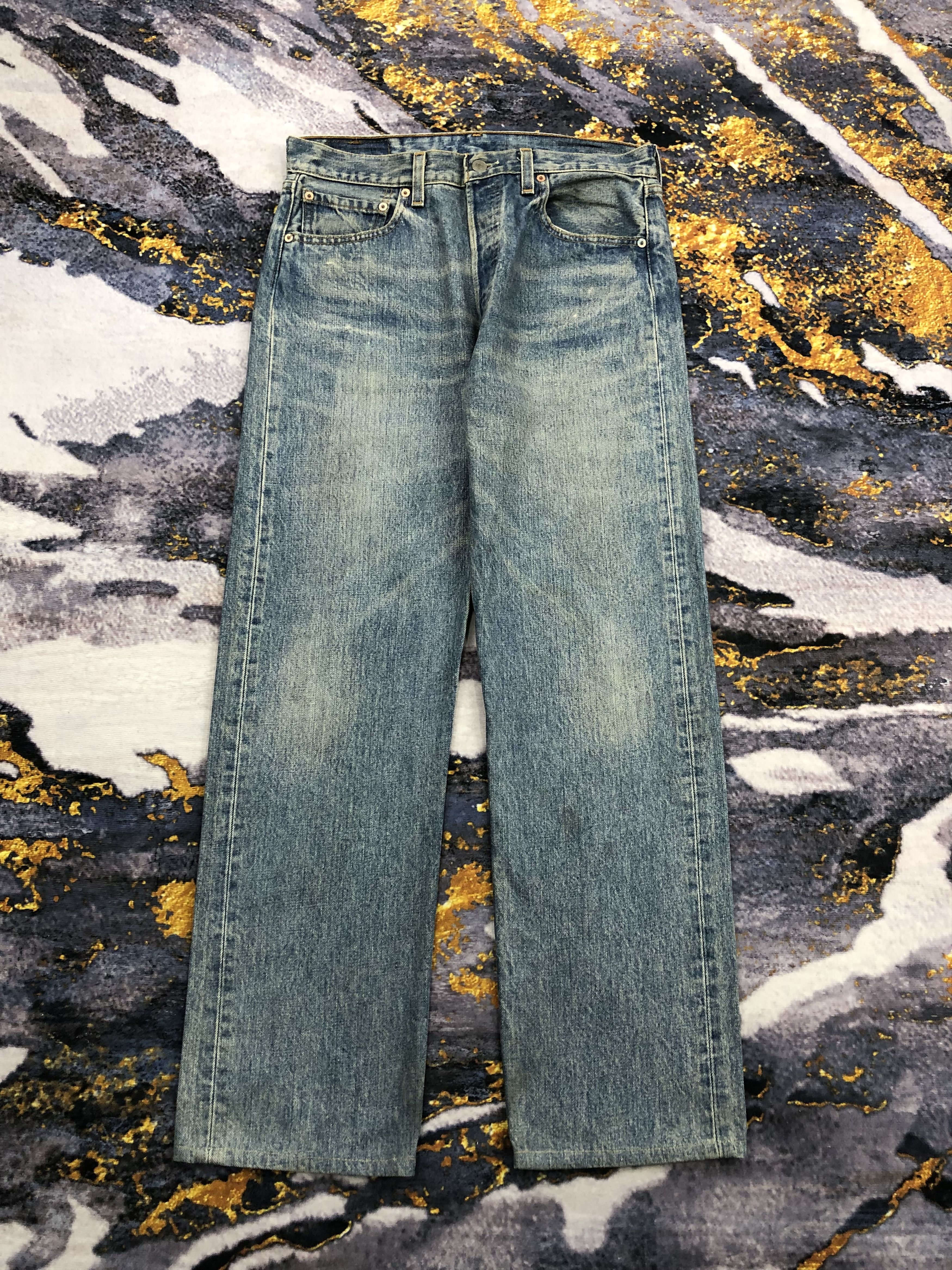 Levi's Vintage 90s Levi's 501 Button Fly Blue Faded Jeans DPP0091 Size US 32 / EU 48 - 1 Thumbnail
