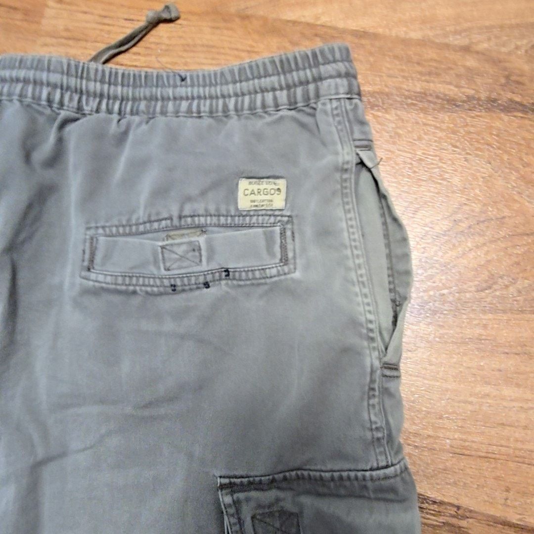 Bugle Boy Vintage Bugle Boy Cargo Mens Large Elastic Gray Faded 90s Size US 34 / EU 50 - 7 Thumbnail