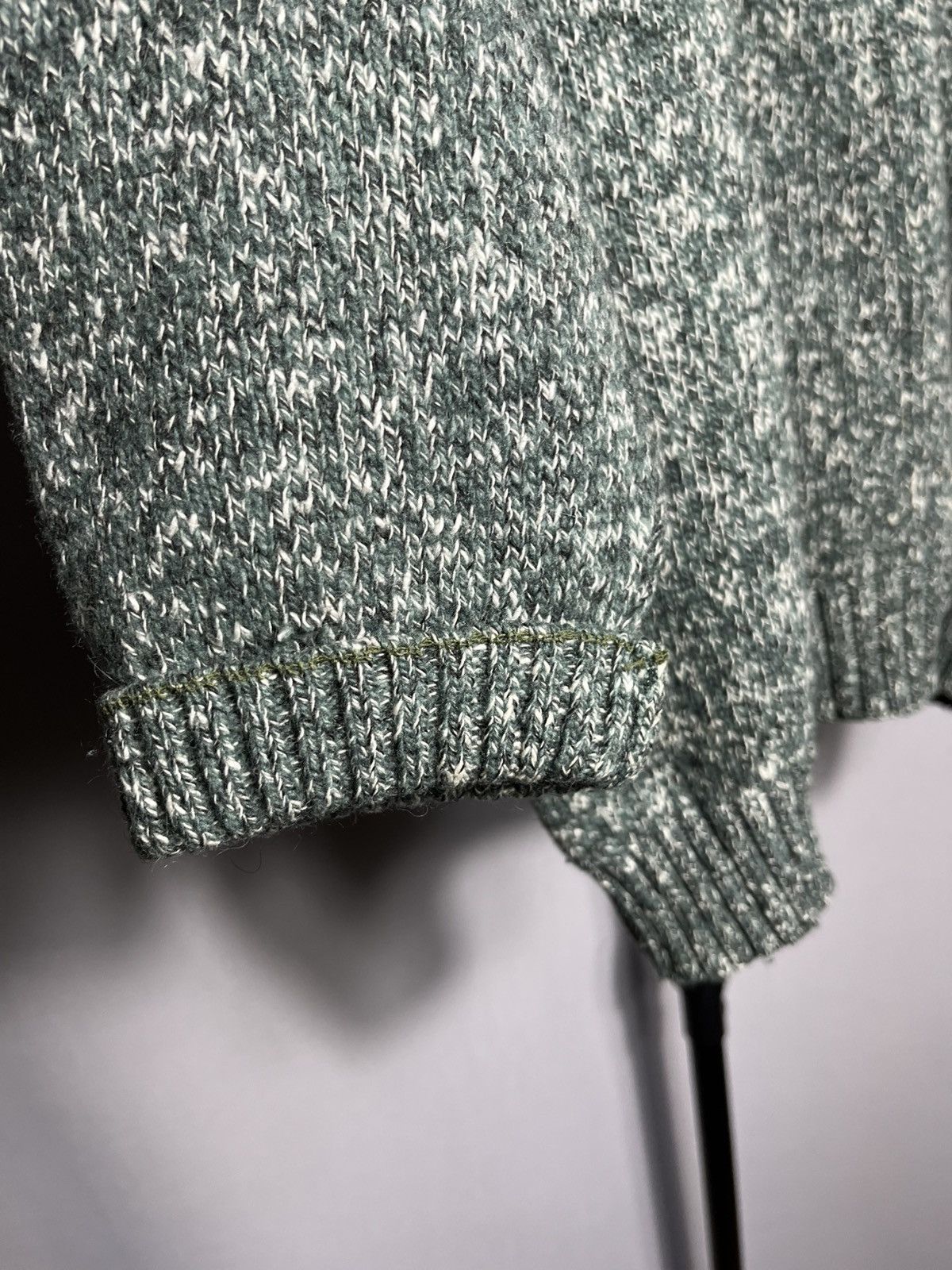 Lacoste Chemise lacoste wool sweater knit green vintage 90s rhombus Size US L / EU 52-54 / 3 - 7 Thumbnail
