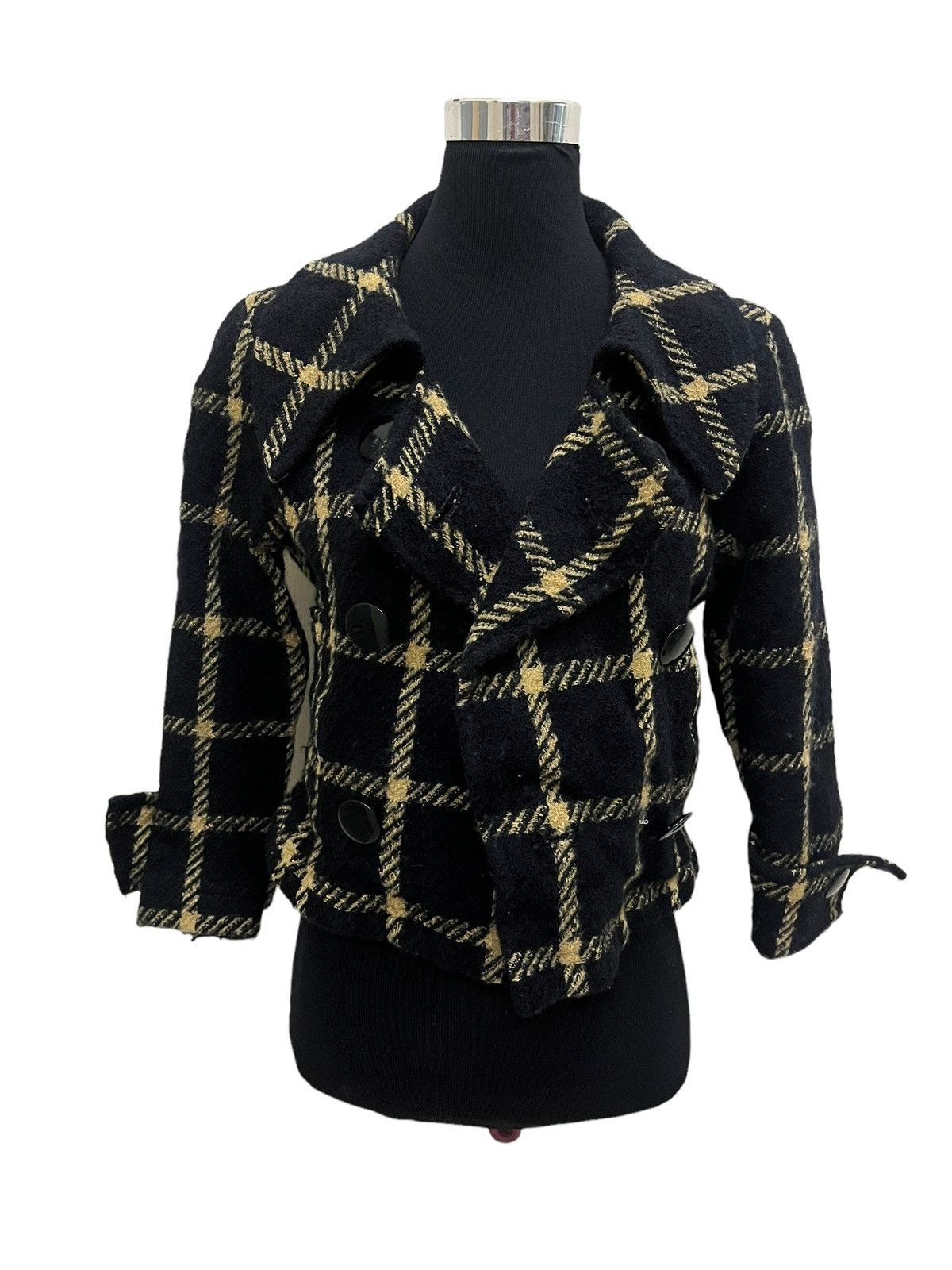 Vintage Japanese Brand Yuki Tori Cropped Jacket Size XS / US 0-2 / IT 36-38 - 4 Thumbnail
