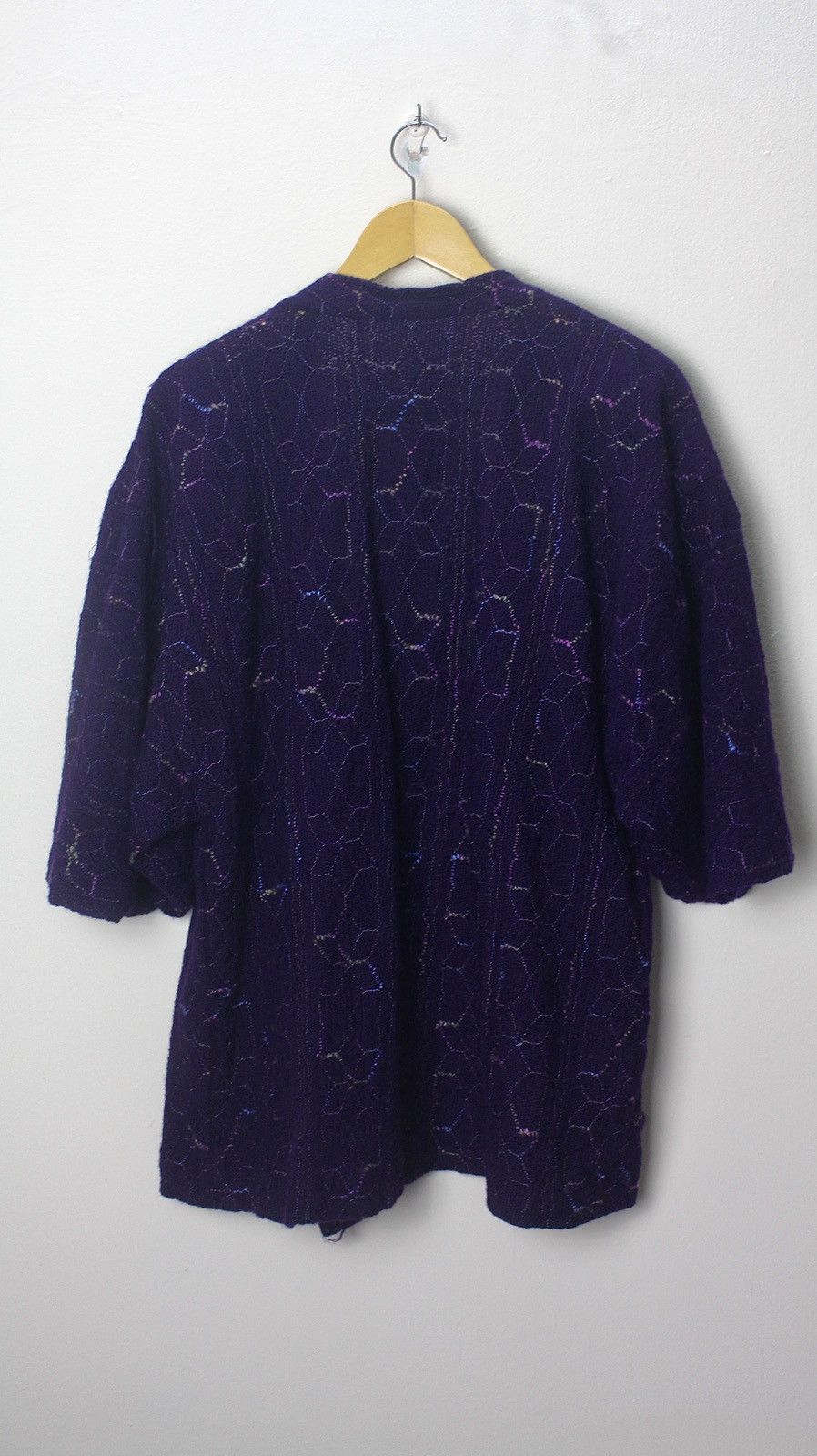 Japanese Brand × Other × Vintage Sashiko Knits Mens Haori Kimono Cardigan Jacket Size US M / EU 48-50 / 2 - 2 Thumbnail