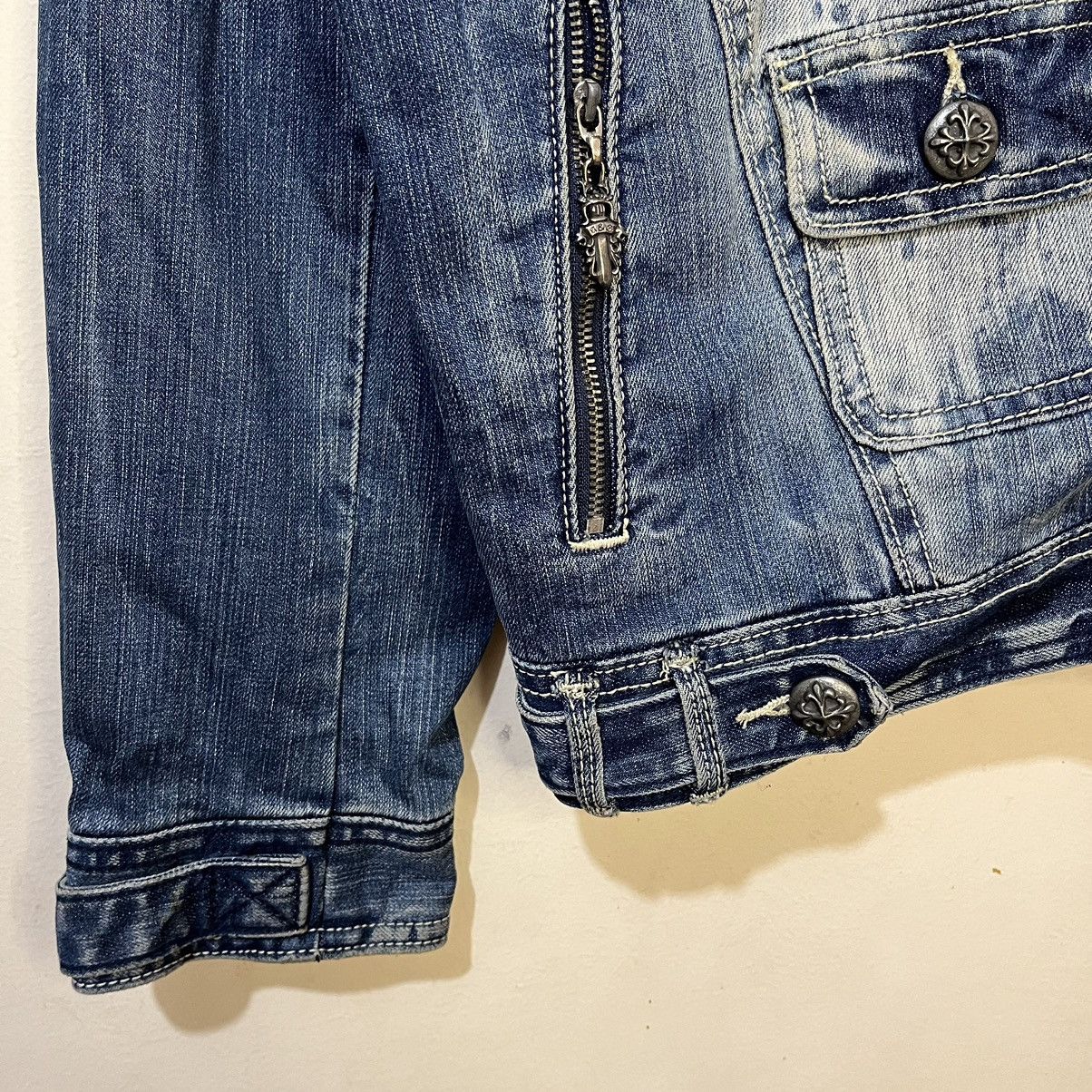 A&G Rock Rare A&G Amal Guessous x Sex Pistols Biker Denim Jacket Size US L / EU 52-54 / 3 - 9 Thumbnail