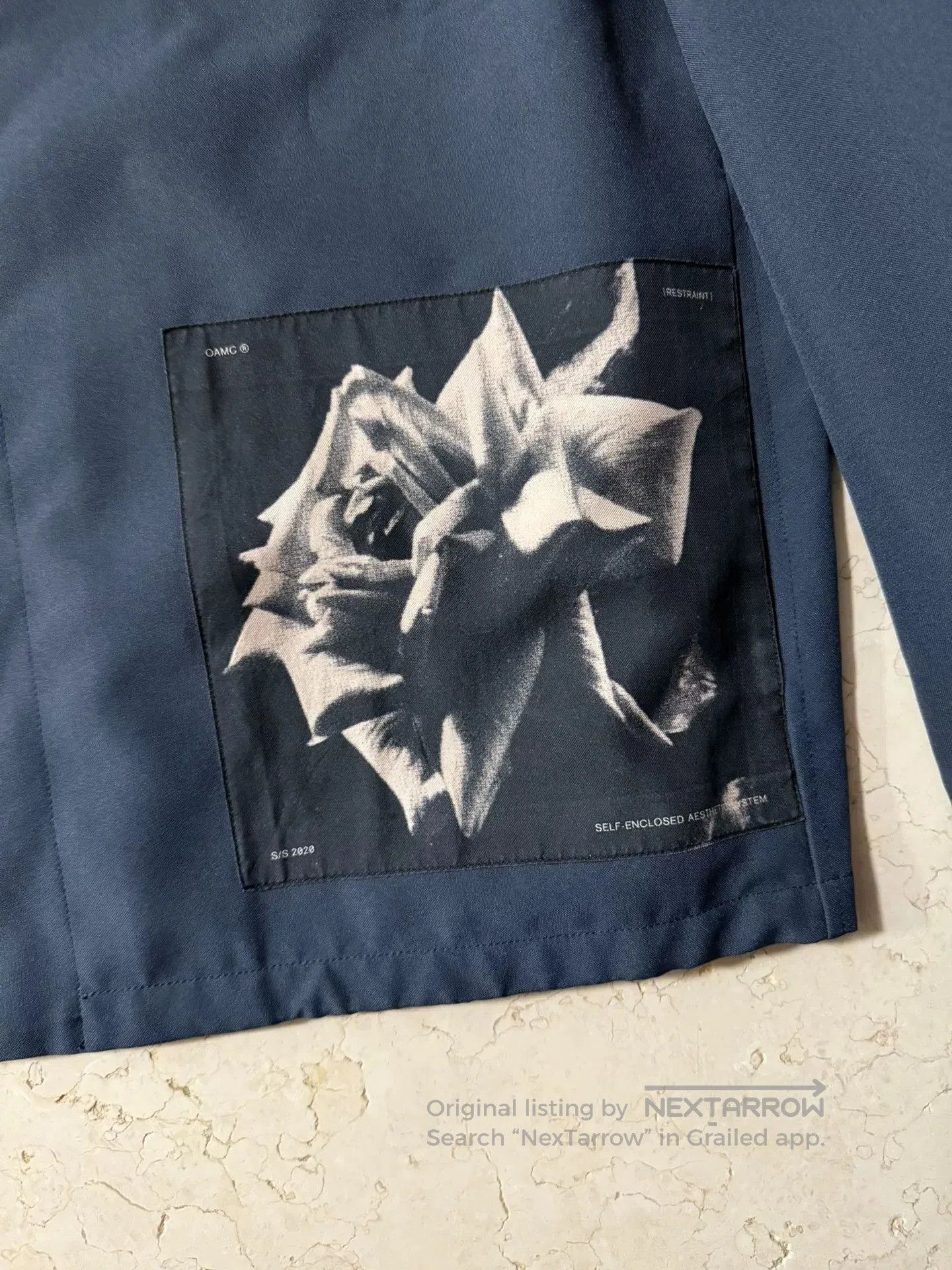 OAMC OAMC Silk Rose Patch Jacket Shirt. Size US S / EU 44-46 / 1 - 3 Thumbnail