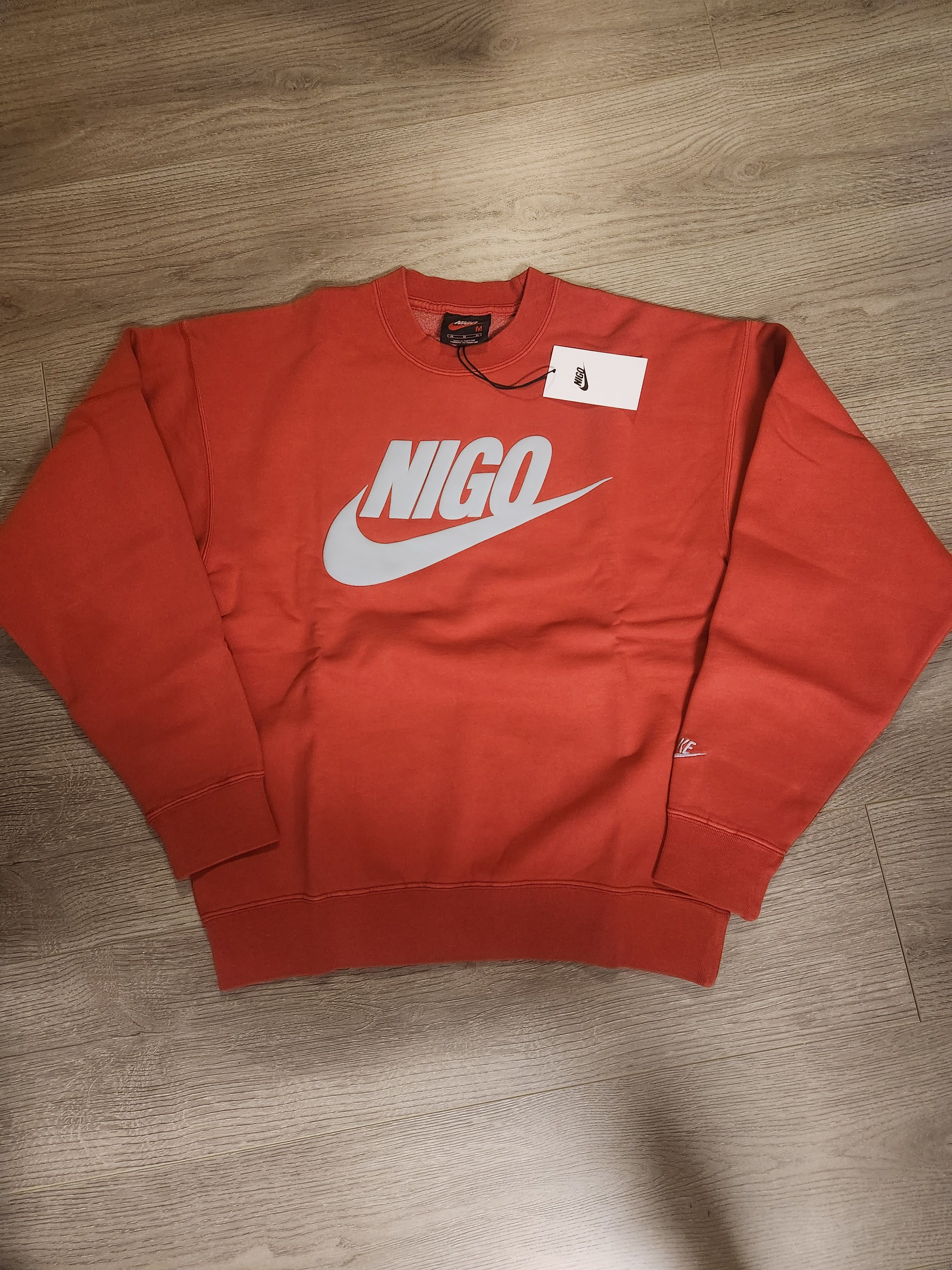 Nigo × Nike Nike × Nigo NRG Fleece Crew Sweatshirt Size US M / EU 48-50 / 2 - 2 Thumbnail
