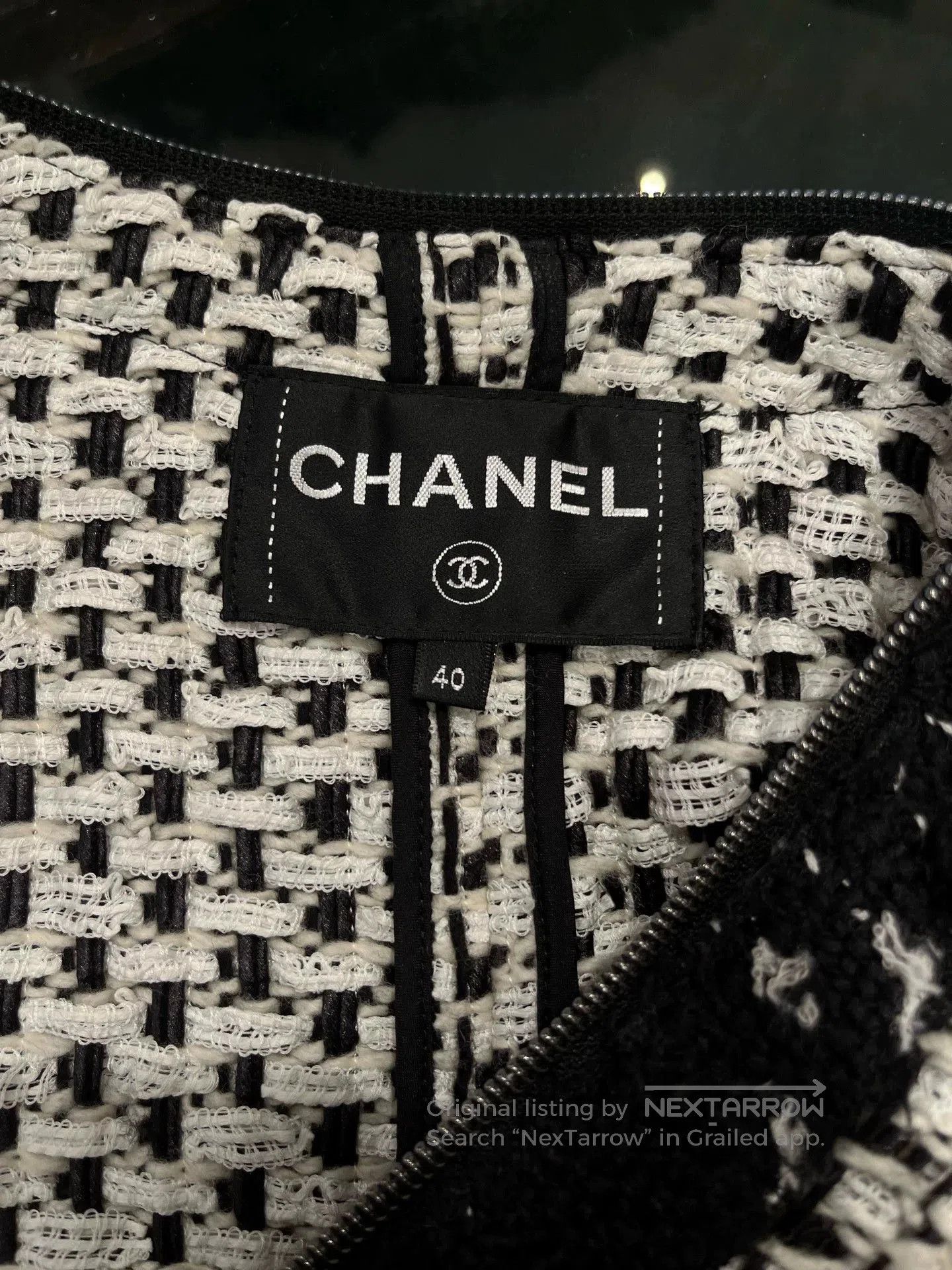 Chanel Chanel 2016 Knit Plaid Black White Vest. Size US M / EU 48-50 / 2 - 3 Thumbnail
