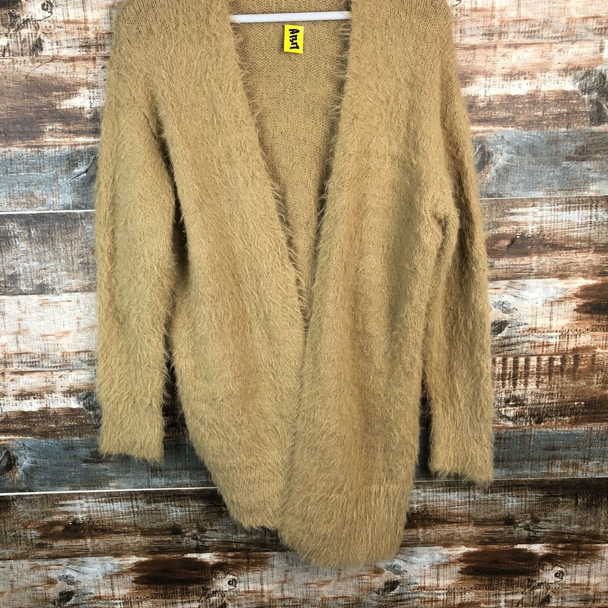 LOWRYS FARM Lowrys Farm Brown Cardigan mohair fur shaggy Knitwear #A1317 Size M / US 6-8 / IT 42-44 - 3 Thumbnail