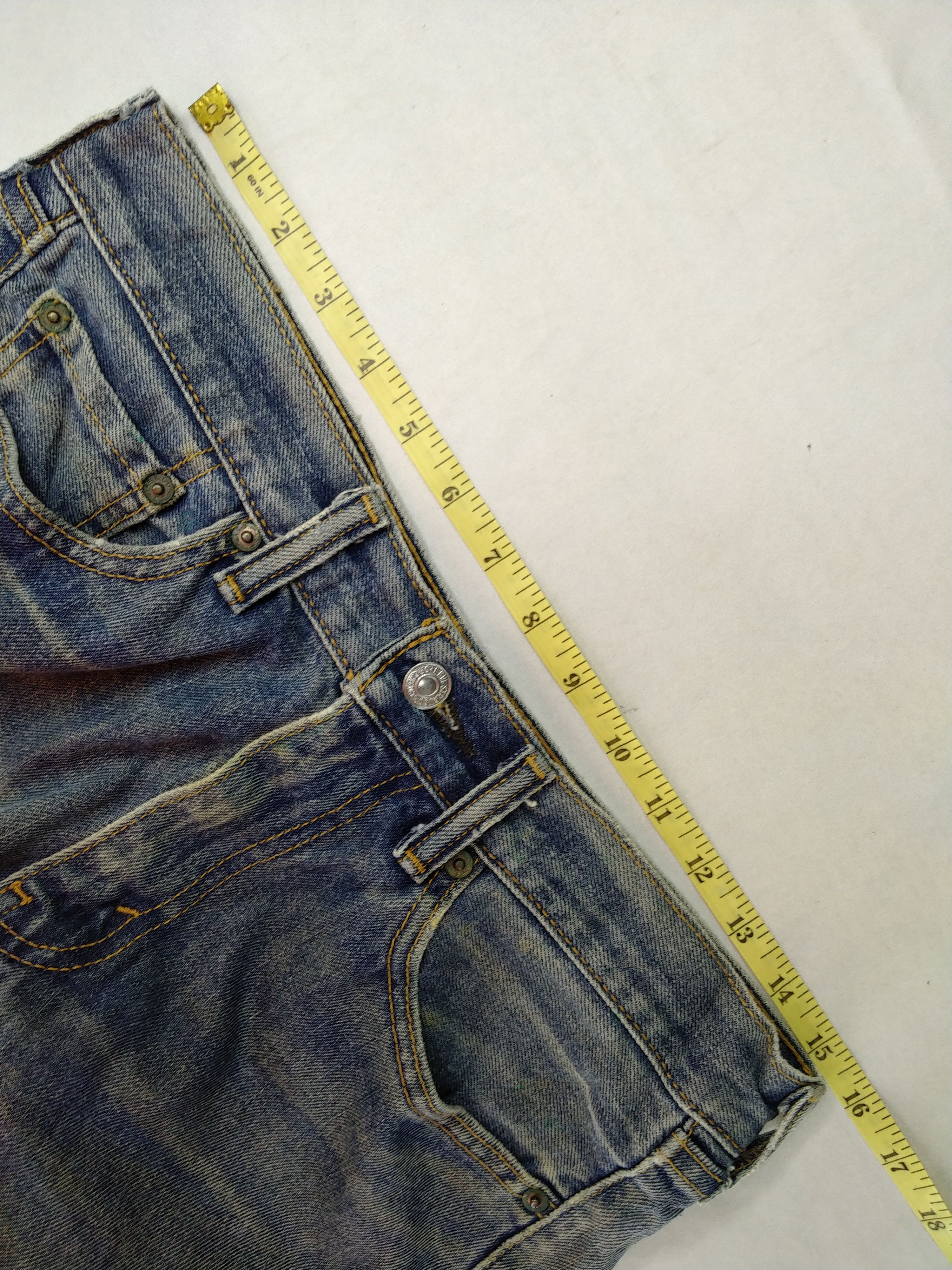 Levi's Distressed Blue Vintage Levi's 505 Denim 31x29.5 -JN146 Size US 31 - 5 Thumbnail