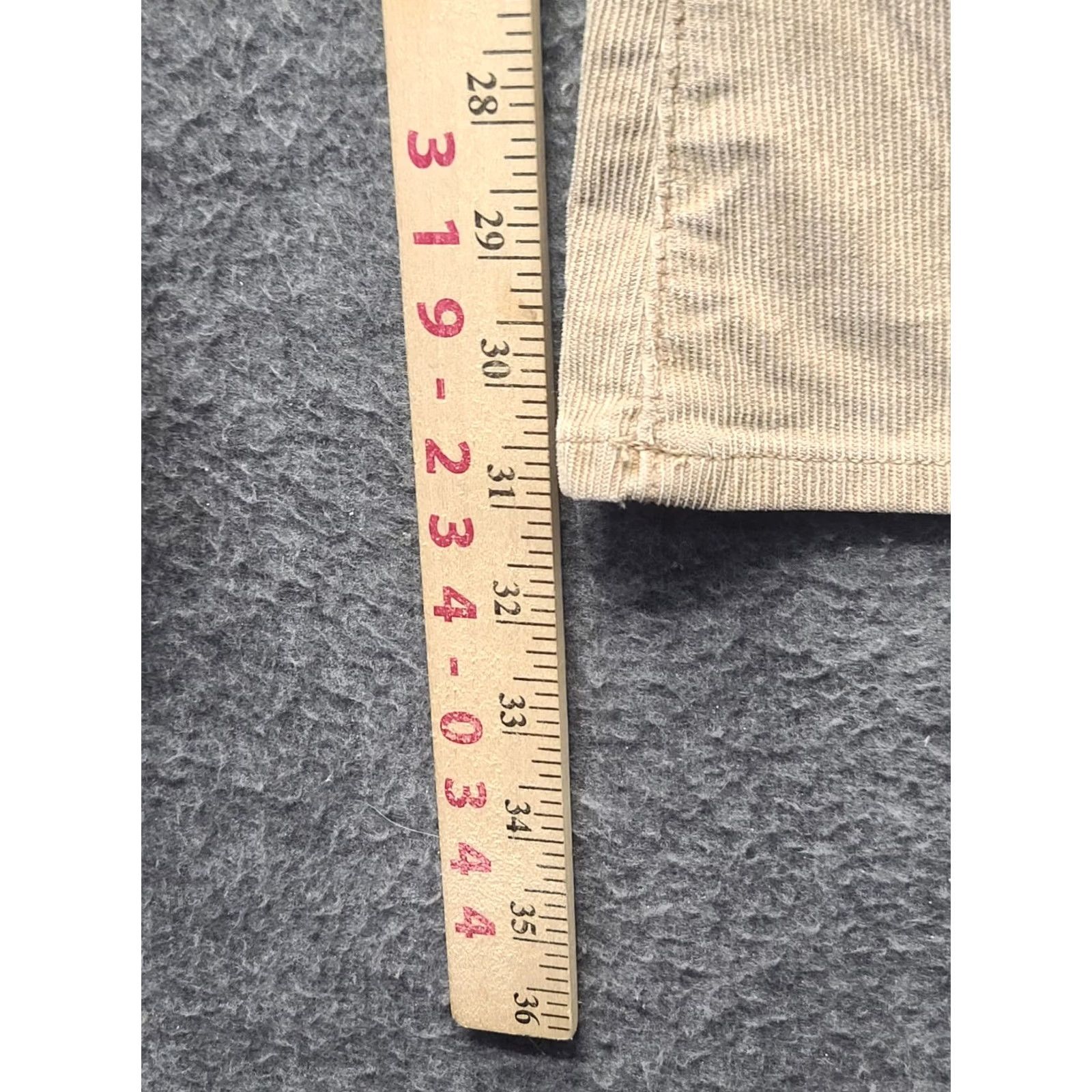 American Eagle Outfitters VINTAGE American Eagle Outfitters Pants Womens Regular Flared High Rise 31 Inseam Beige Corduroy 90s Chino Womens Size 26" / US 2 / IT 38 - 6 Thumbnail