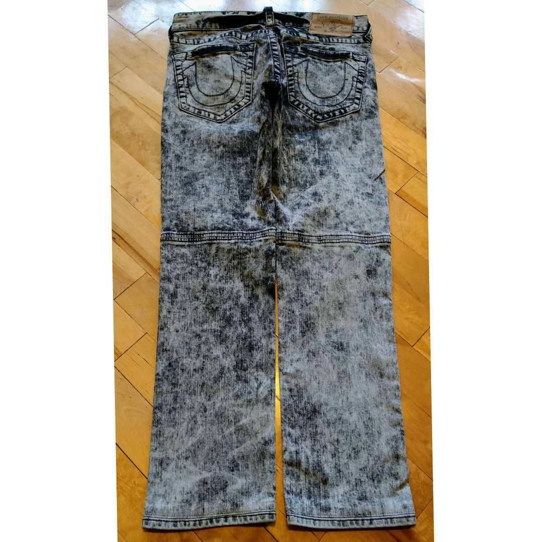 True Religion Rare 'Slim Moto' Pants True Religion Denim Goth alt Rage Neo Size US 32 / EU 48 - 5 Thumbnail