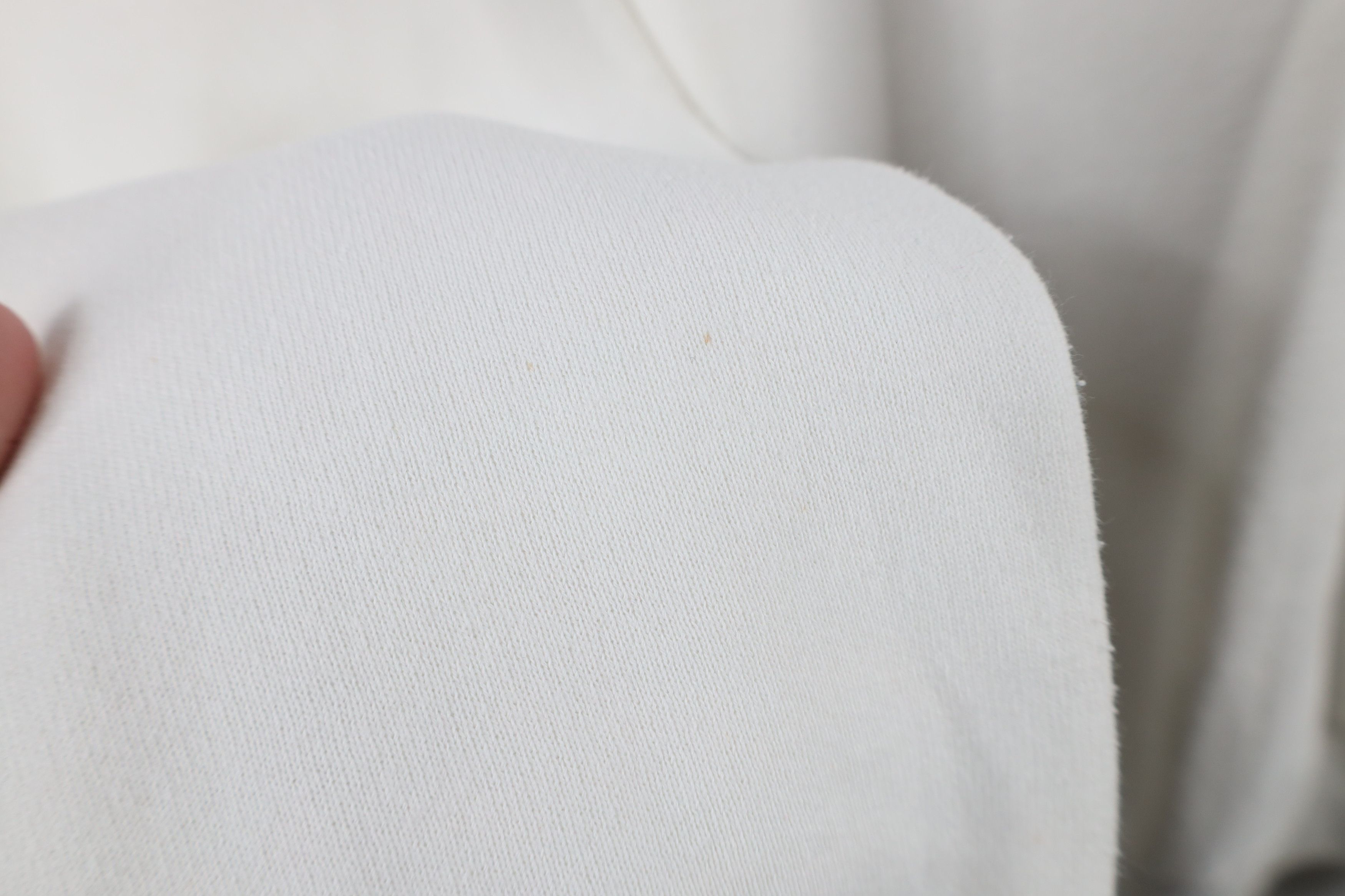Vintage Vintage 90s Streetwear Blank Crewneck Sweatshirt White USA Size US L / EU 52-54 / 3 - 6 Thumbnail