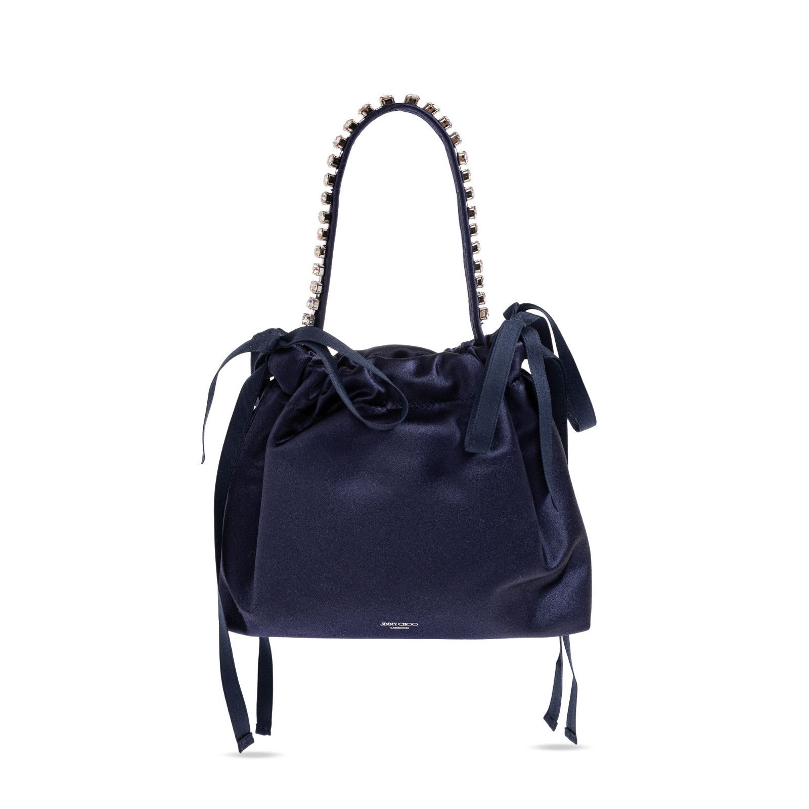 Jimmy Choo JIMMY CHOO Drawstring Mini Marine Top handle Bag New & Authe Size ONE SIZE - 1 Thumbnail