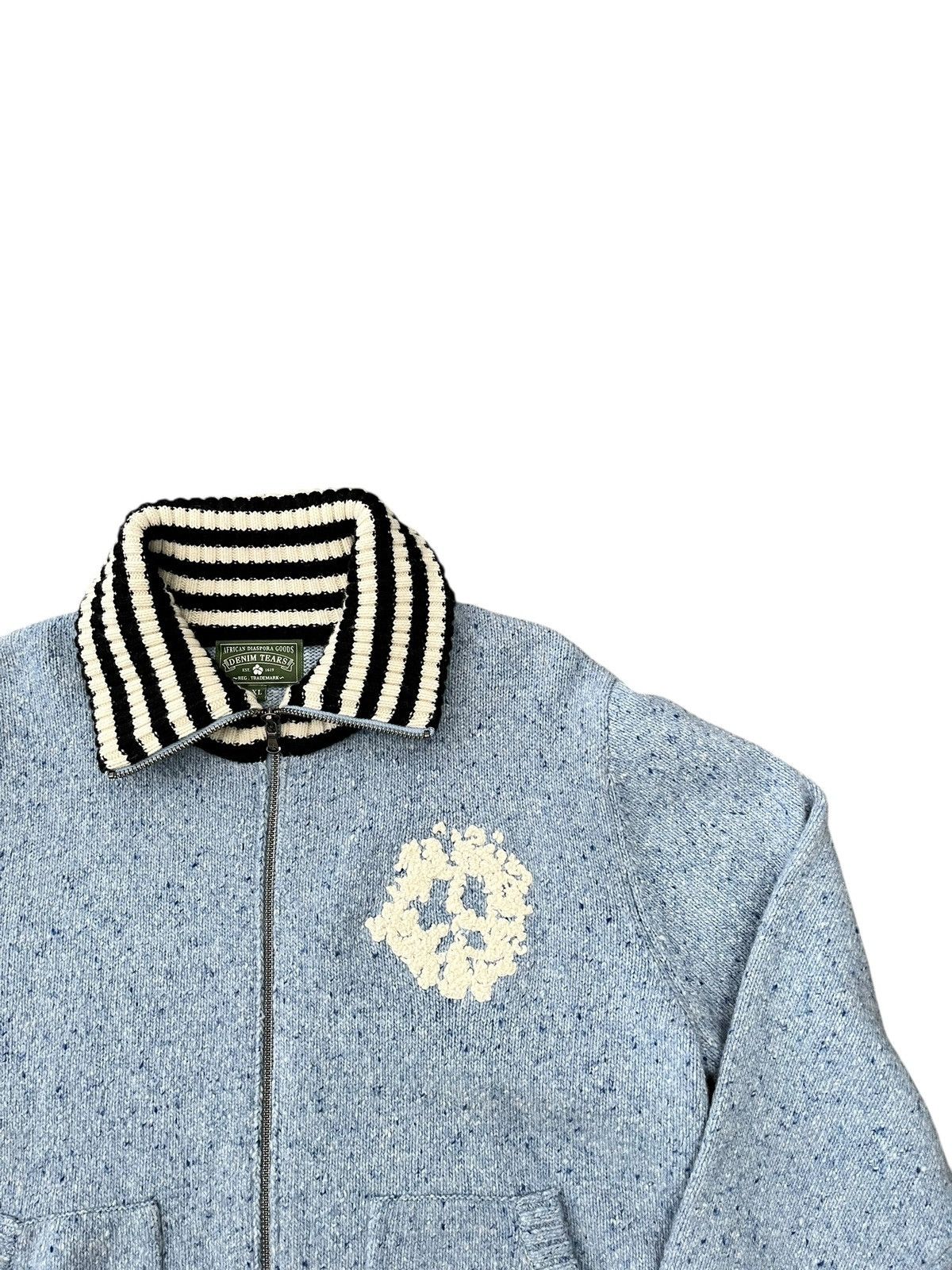 DENIM TEARS Denim Tears Denim University Zip Sweater Size US XL / EU 56 / 4 - 2 Thumbnail