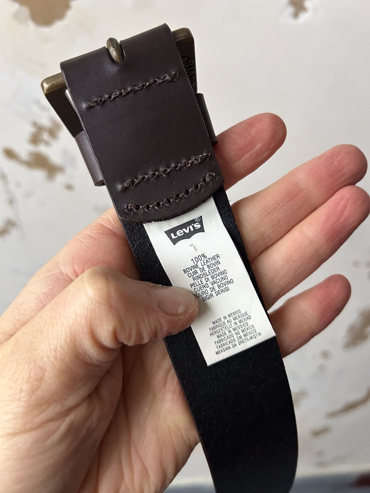Levi's LEVIS LEATHER BELT Size ONE SIZE - 7 Thumbnail
